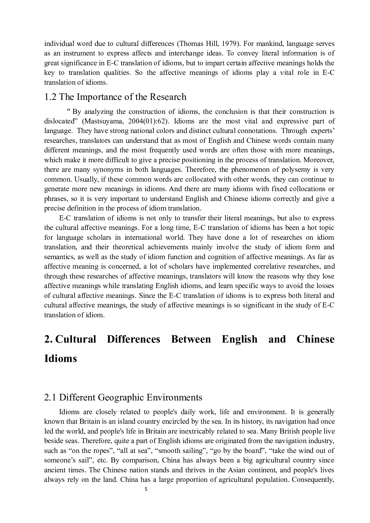 从文化差异角度论英汉习语翻译中情感意义的丢失-5912字.docx 第5页