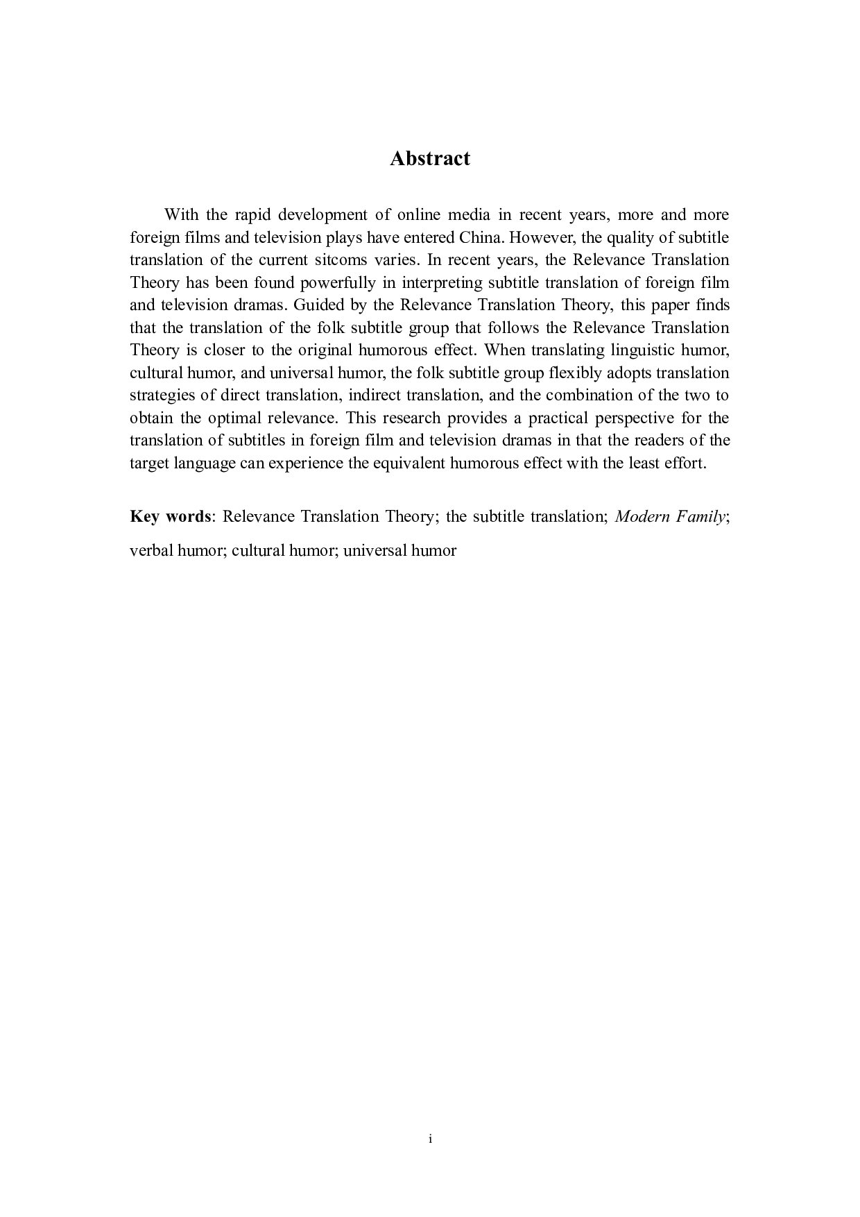 关联翻译理论视域下的言语幽默翻译&mdash;以《摩登家庭》字幕翻译为例-7521字.docx 第3页