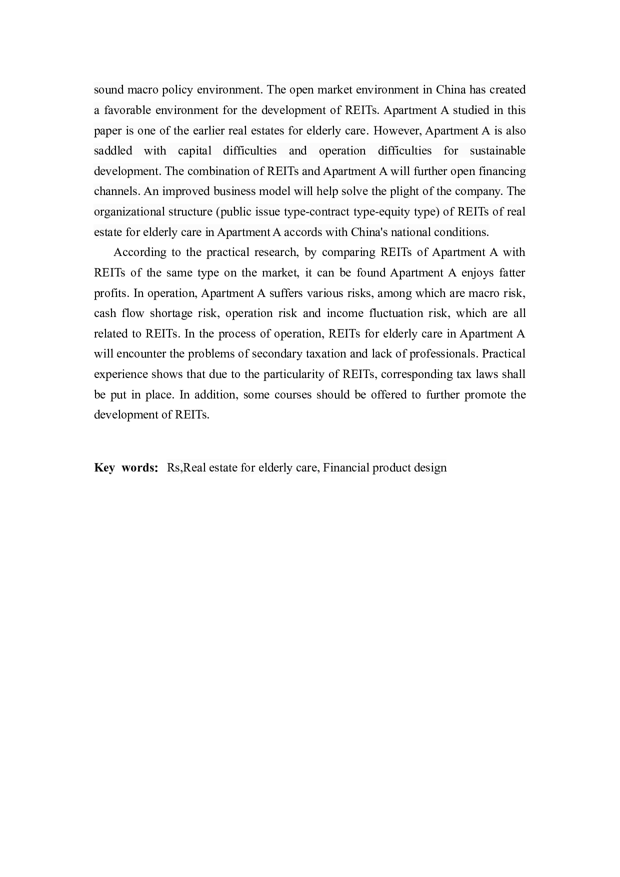基于养老地产投资信托基金(REITs)的产品设计研究-12815字.docx 第2页