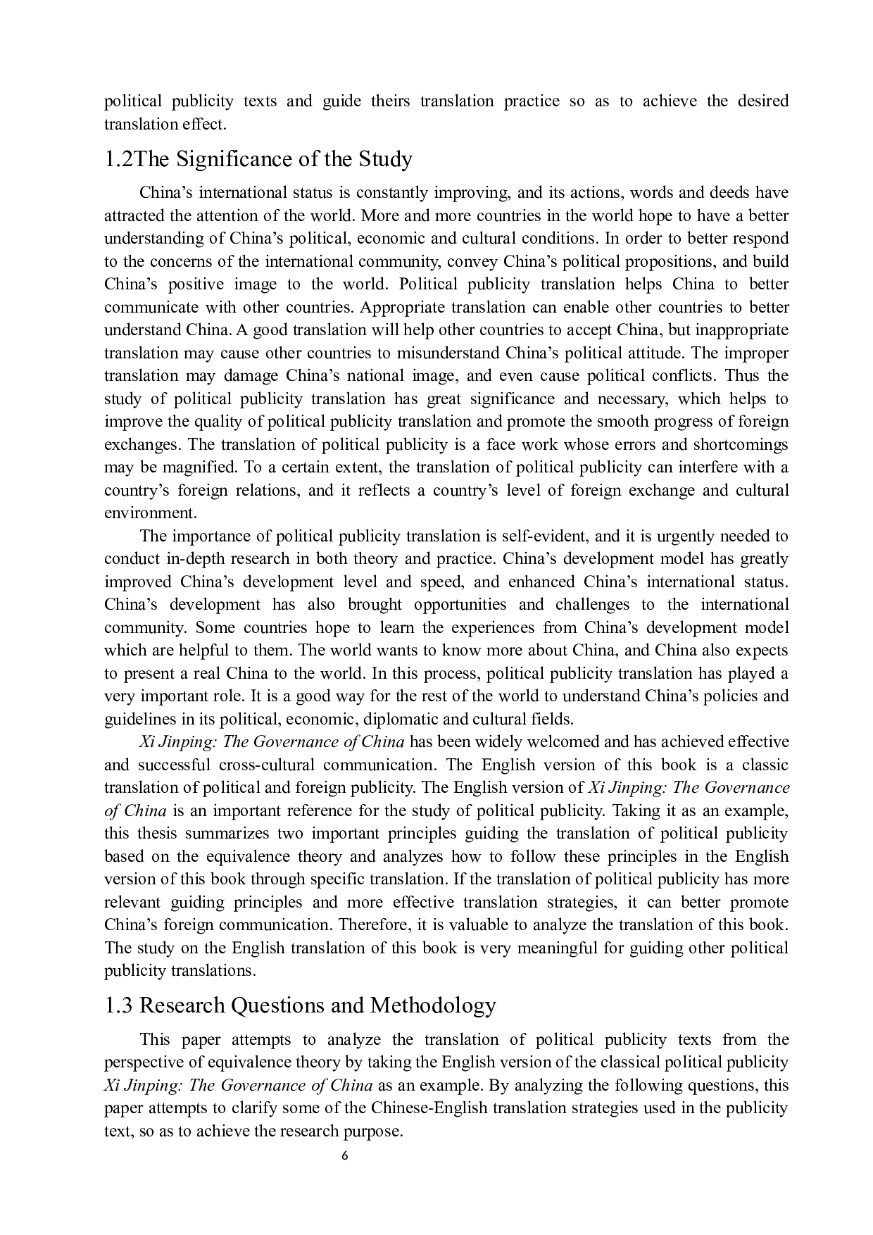 对等理论视角下政治外宣文本英译探析&mdash;&mdash;以《习近平谈治国理政》为例-6488字.docx 第6页