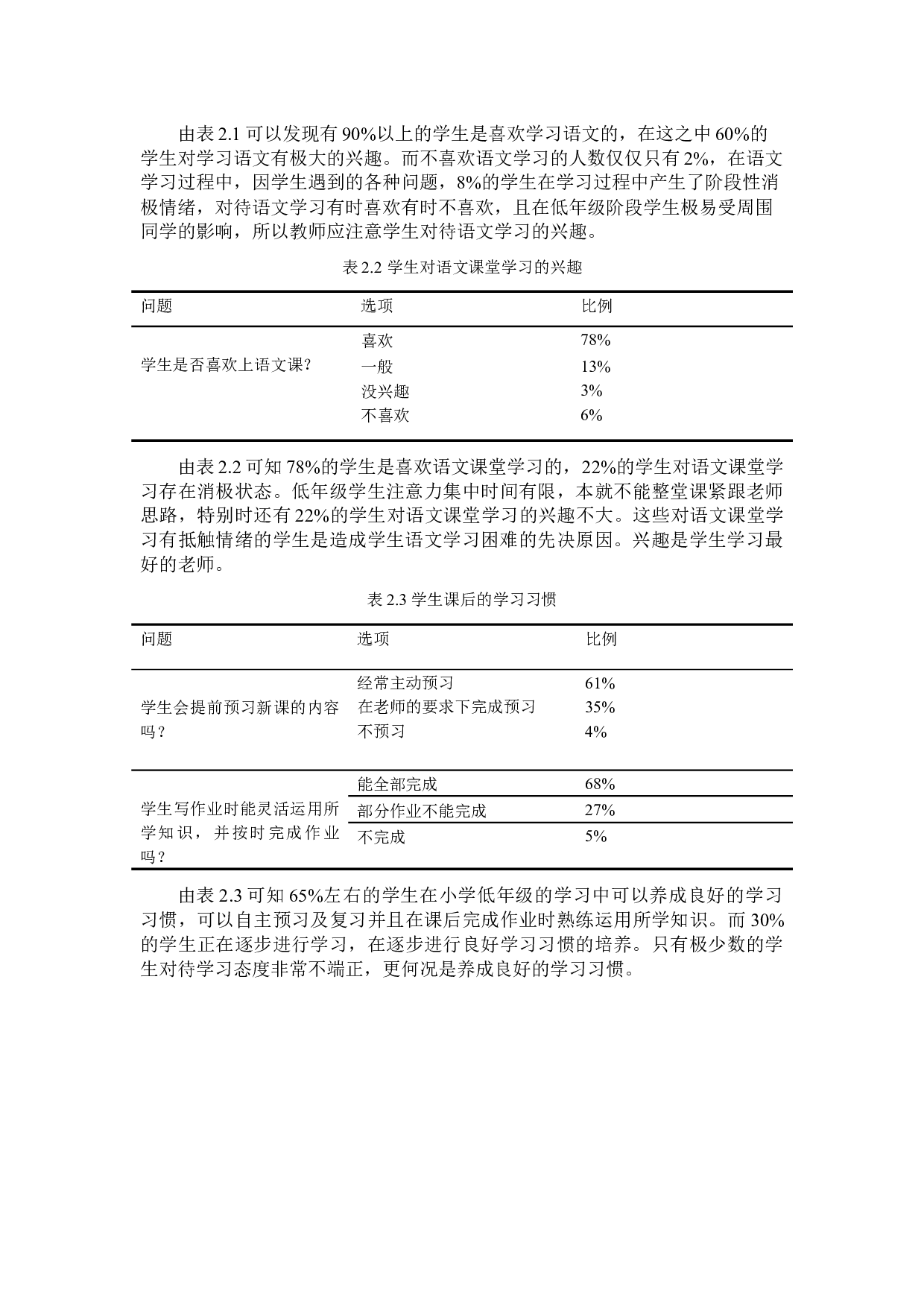 小学低年级学生语文学习困难问题及对策-12754字.docx 第5页