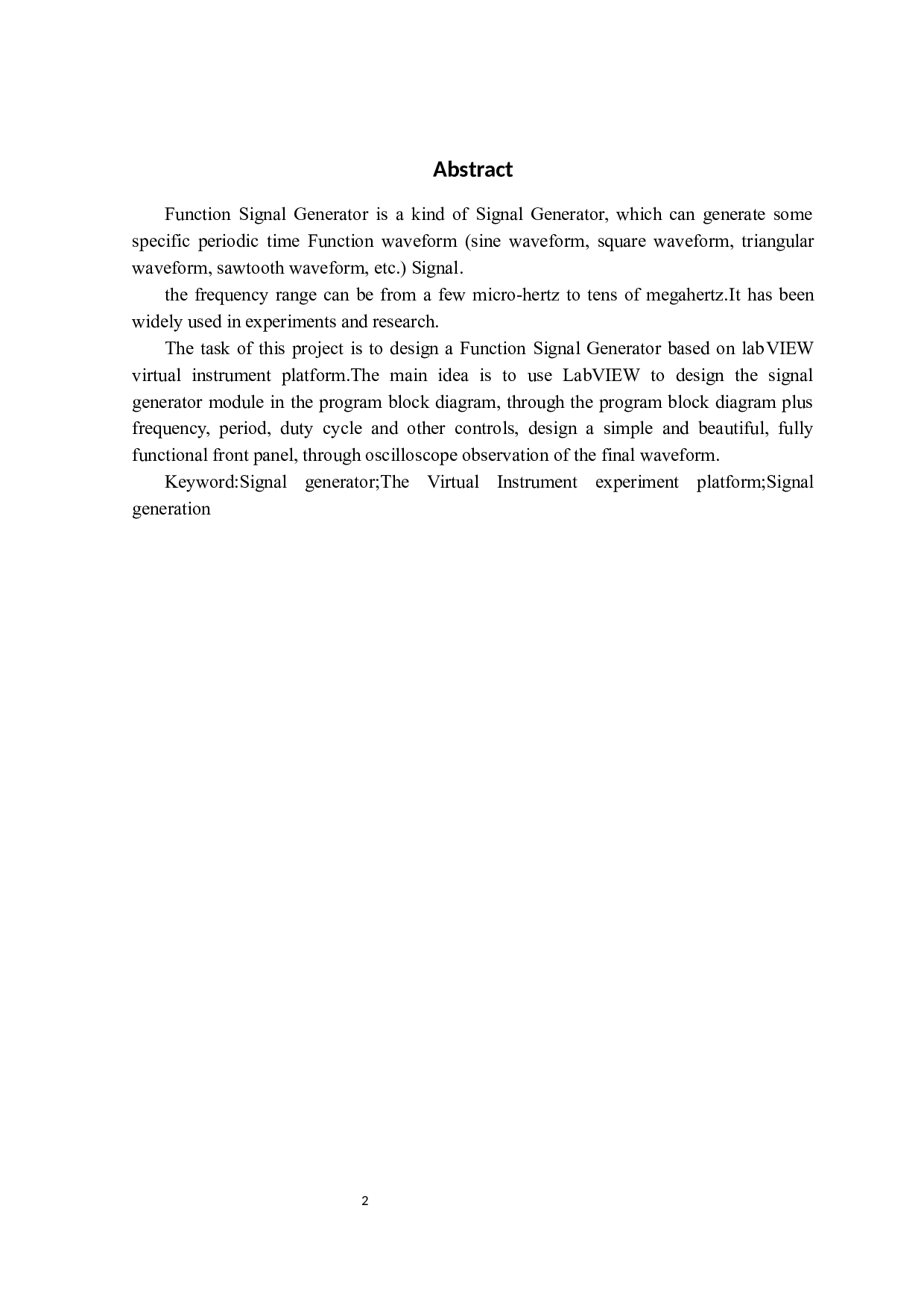 基于LabVIEW的虚拟仪器平台设计多功能函数信号发生器-9823字.docx 第2页