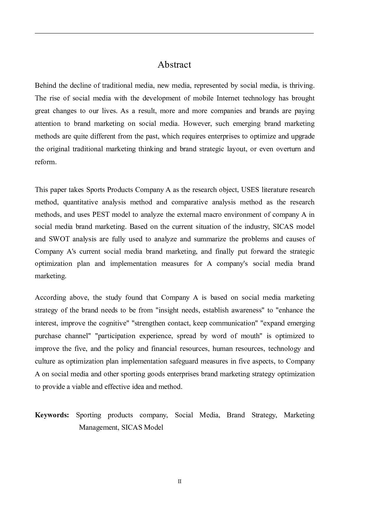 A体育用品公司基于社交媒体的品牌营销战略研究-3528字.pdf 第2页