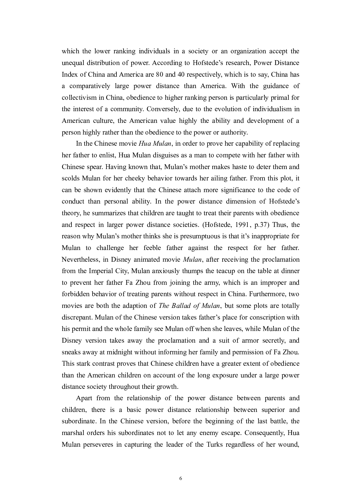 电影折射中西文化差异&mdash;&mdash;对比研究中国《花木兰》与迪士尼《木兰》-7829字.docx 第10页