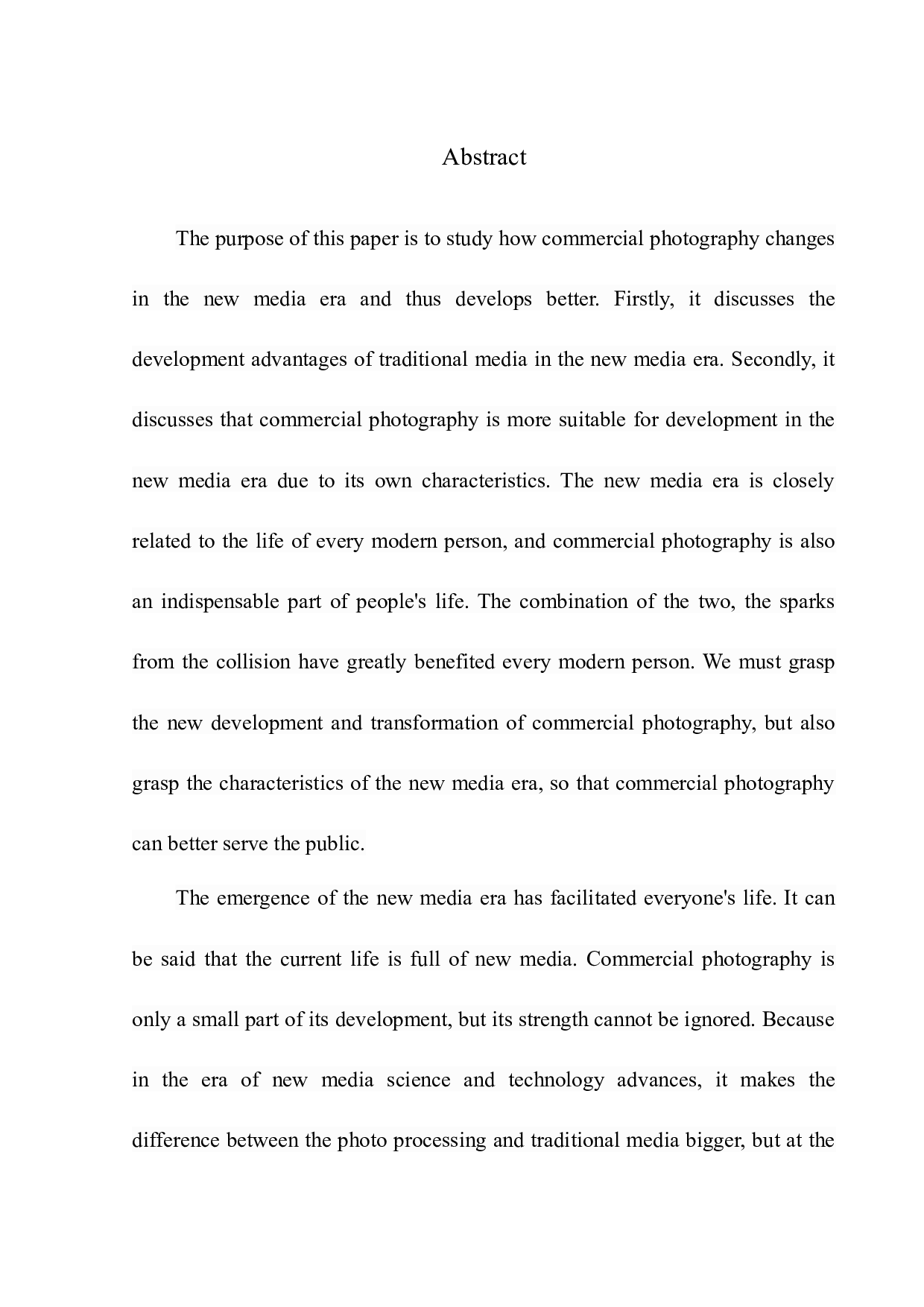 商业摄影在新媒体时代做出的转变和发展-7252字.docx 第3页