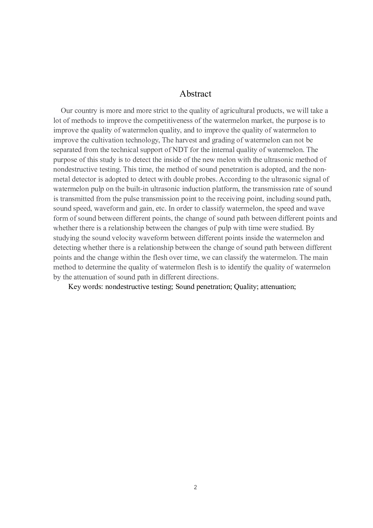 基于声学特性的西瓜品质无损检测试验研究-8033字.docx 第2页