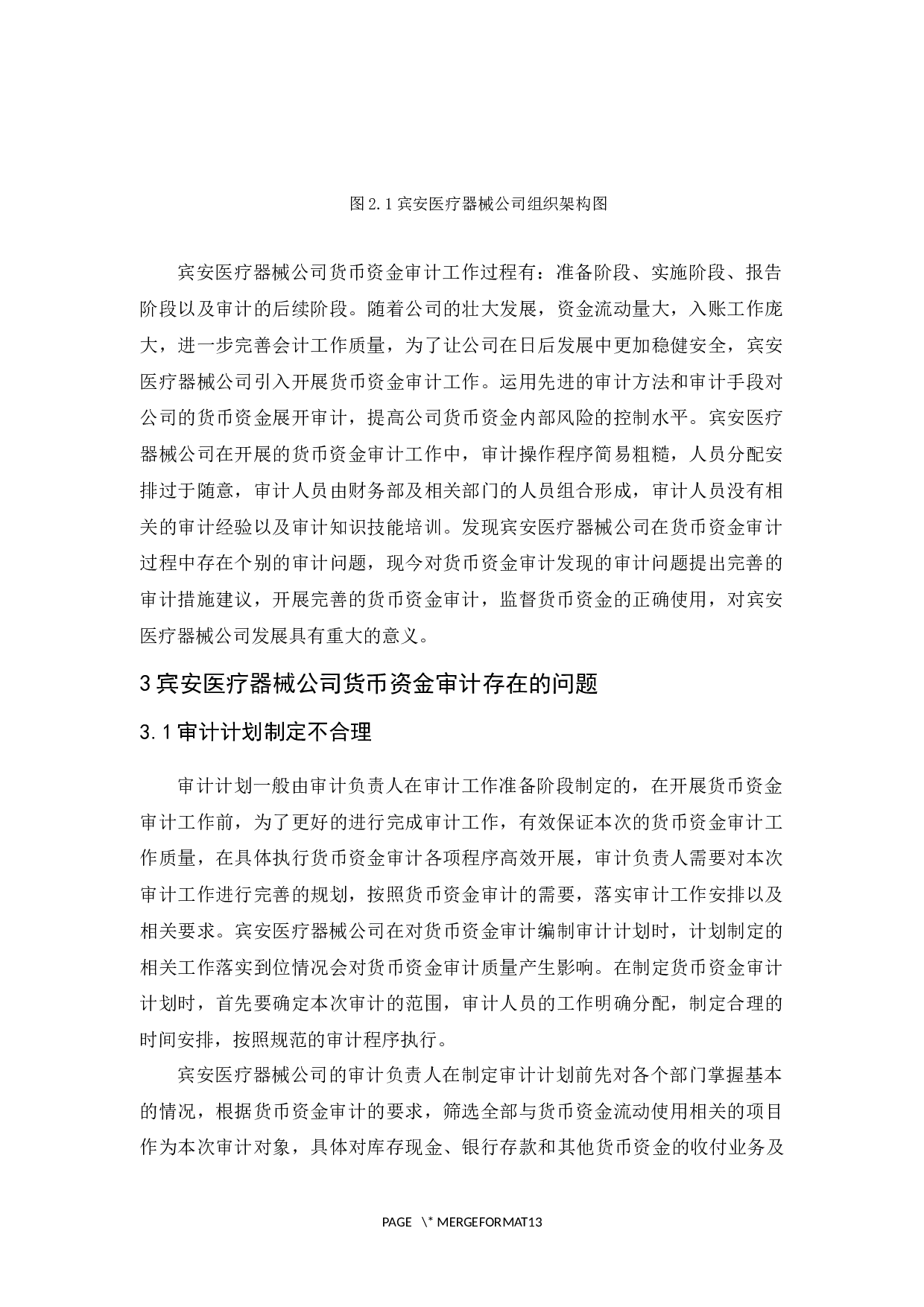 宾安医疗器械公司货币资金审计研究-9609字.docx 第8页