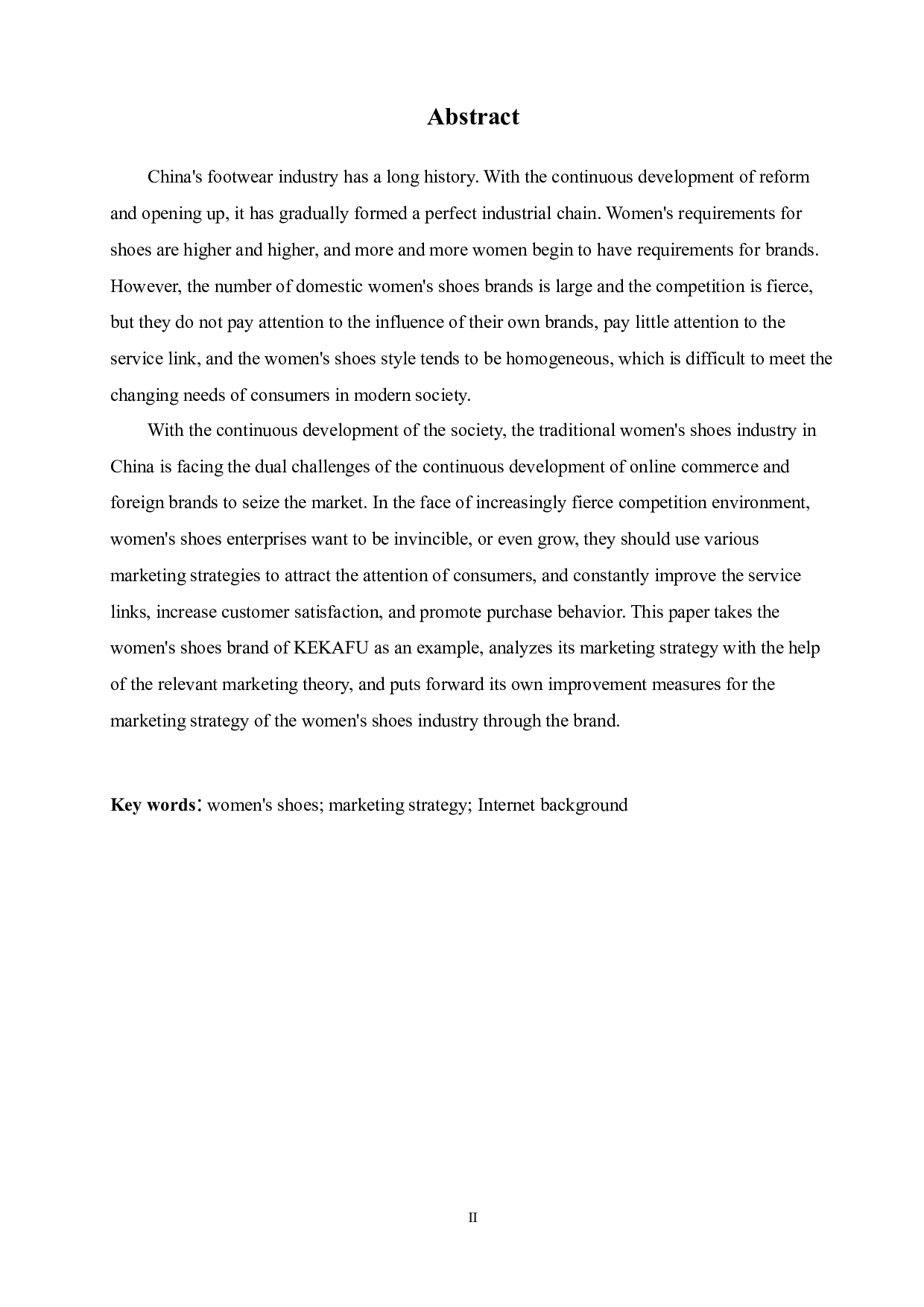互联网背景下女鞋行业营销策略研究&mdash;&mdash;以珂卡芙女鞋为例-11127字.docx 第3页