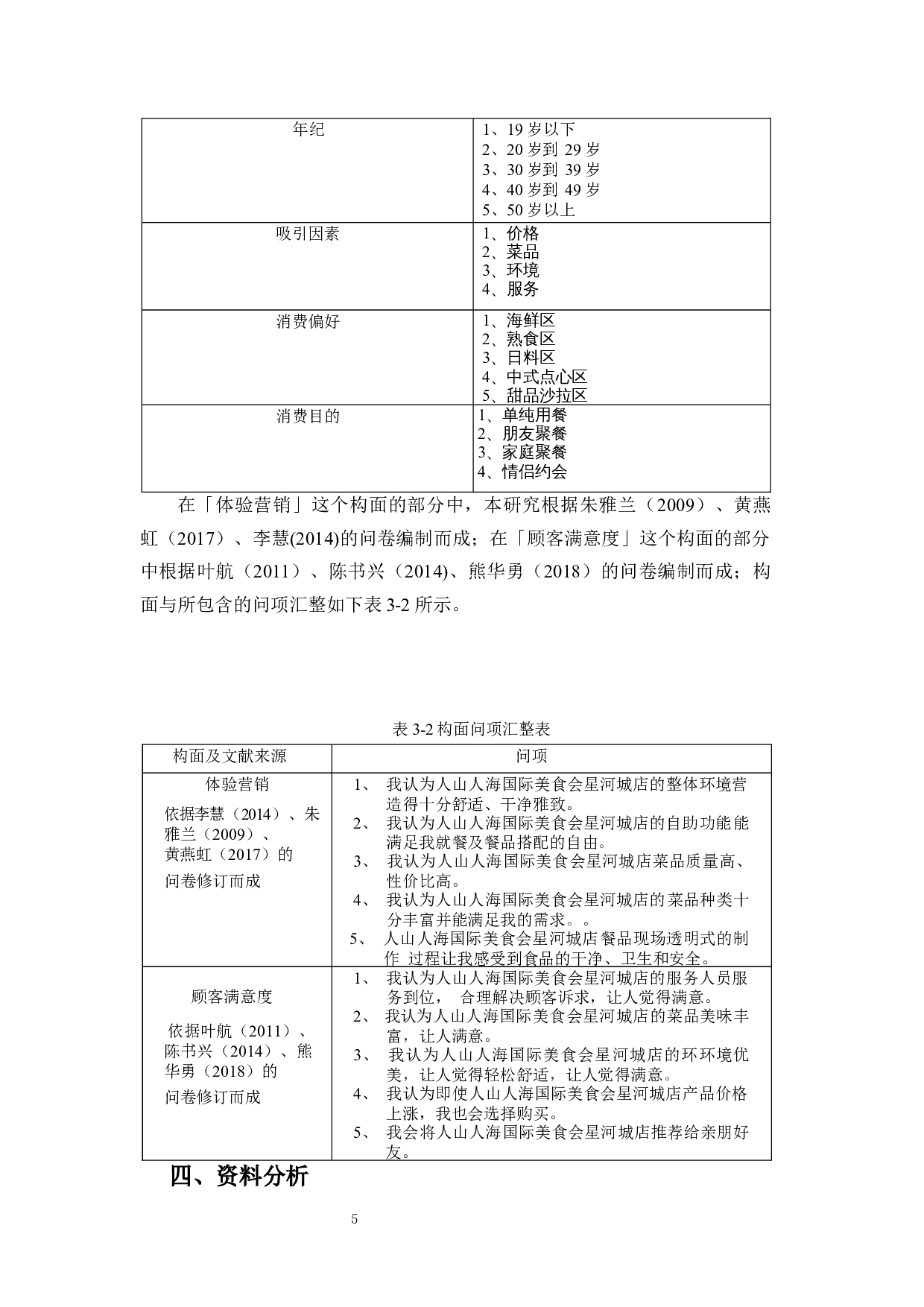 体验营销对顾客满意度影响之实证分析&mdash;&mdash;以人山人海国际美食会星河城店为例-17628字.docx 第8页