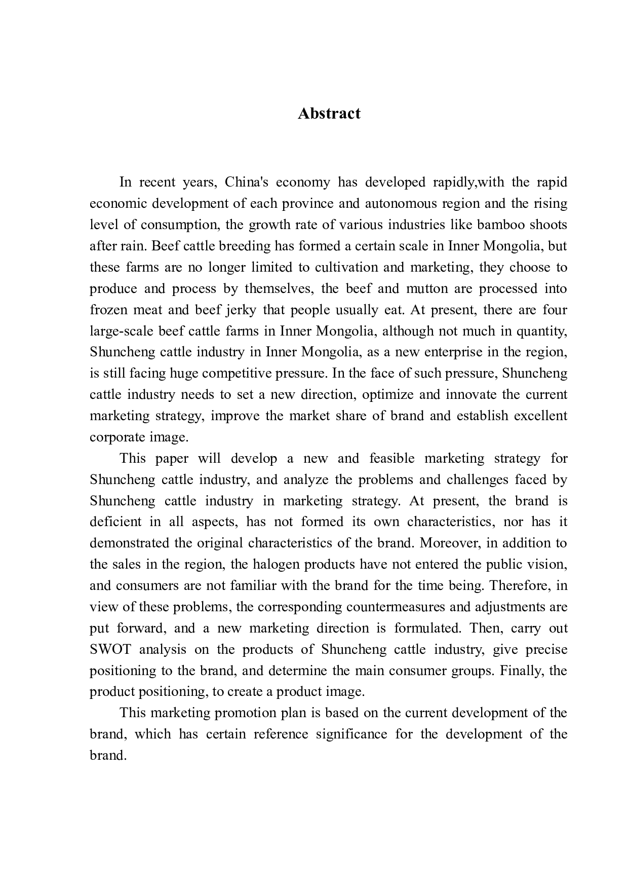 内蒙古顺成牛业品牌推广项目策划书-10176字.docx 第4页