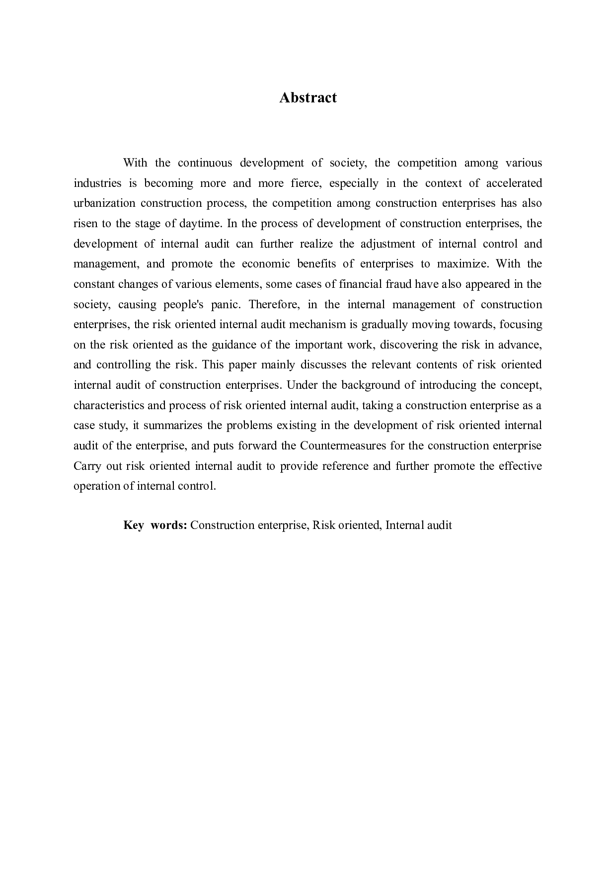 施工企业风险导向内部审计探讨赵睿哲定稿-11658字.docx 第2页