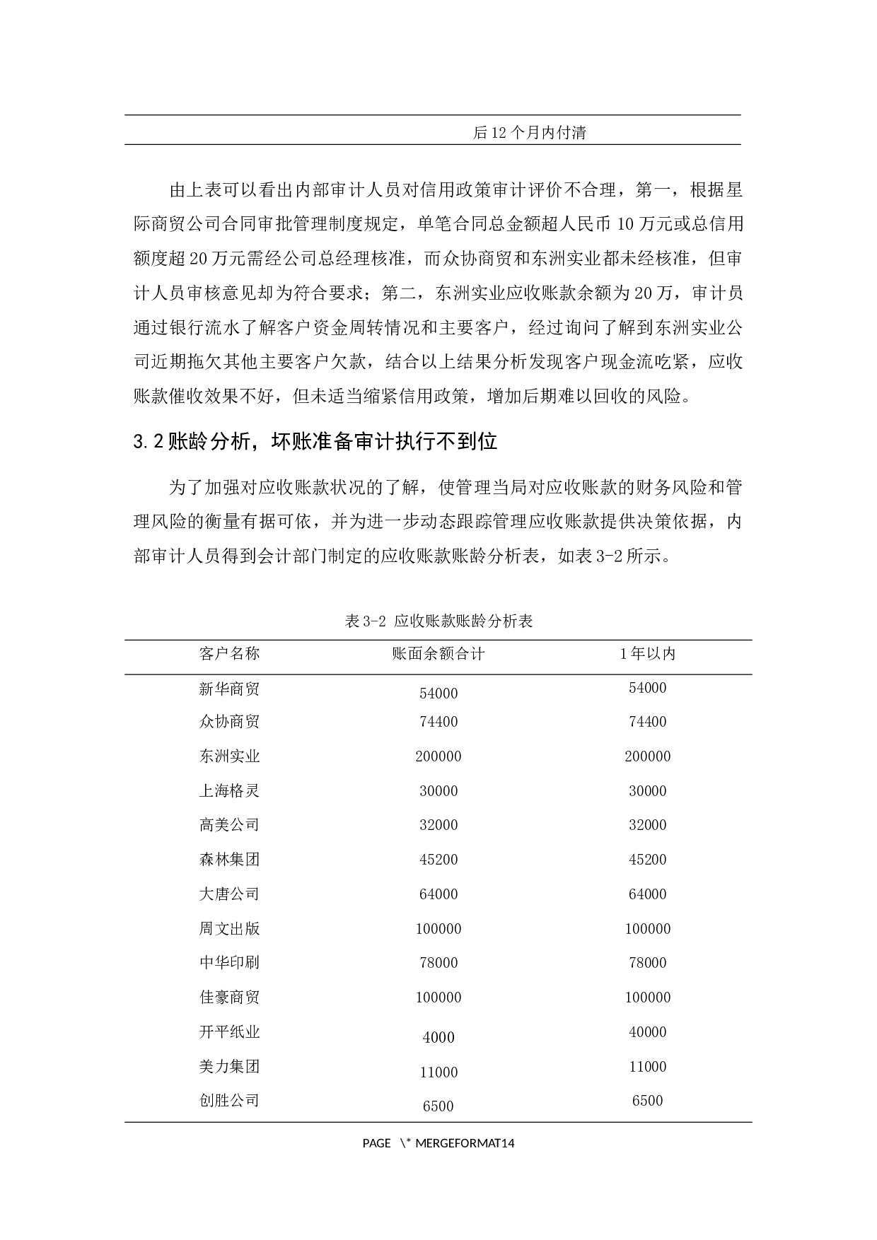 星际商贸公司应收账款审计研究-10117字.docx 第9页