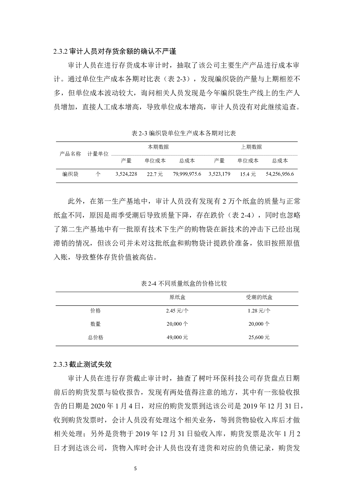 树叶环保科技公司存货审计研究-9757字.docx 第9页