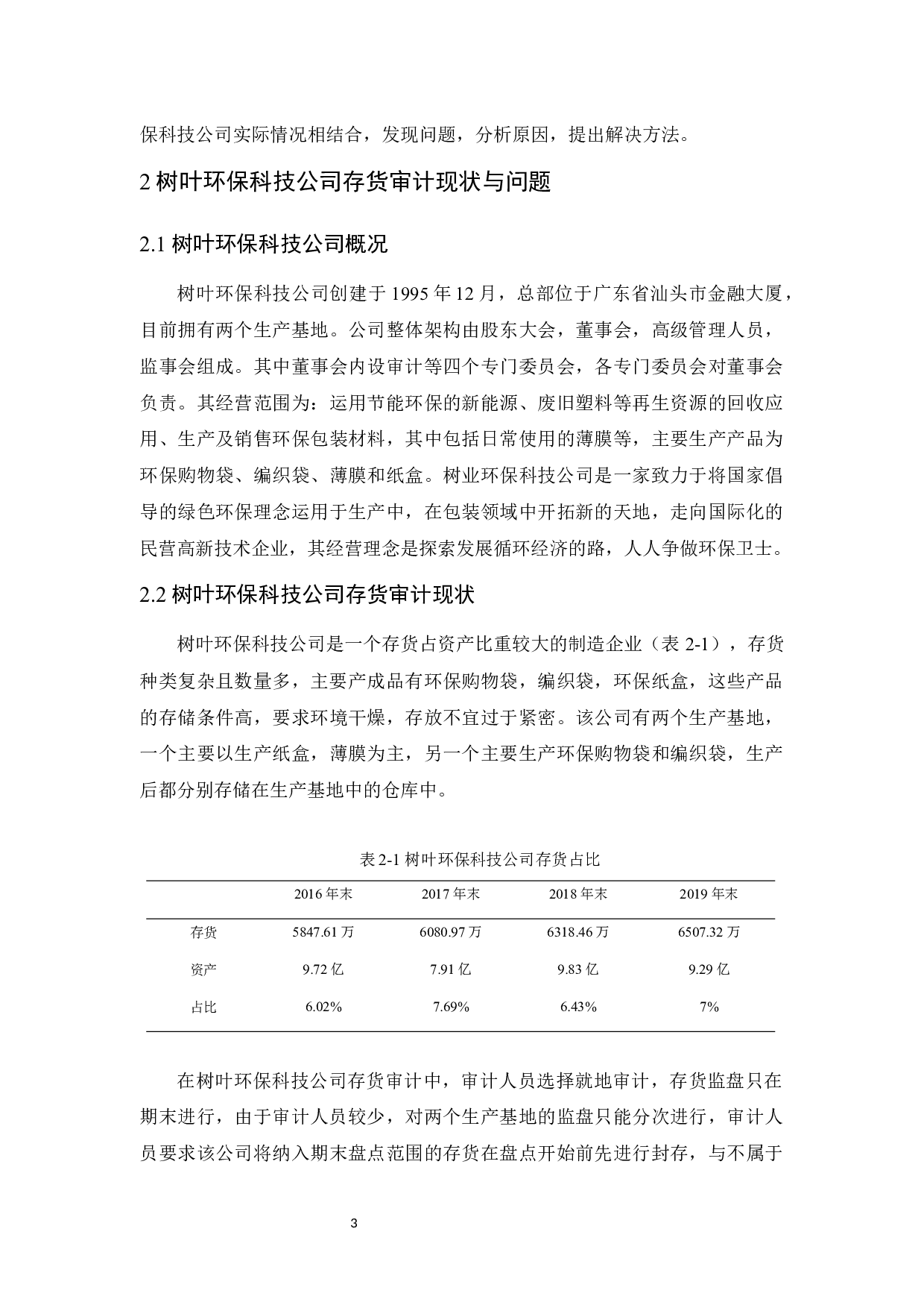 树叶环保科技公司存货审计研究-9757字.docx 第7页