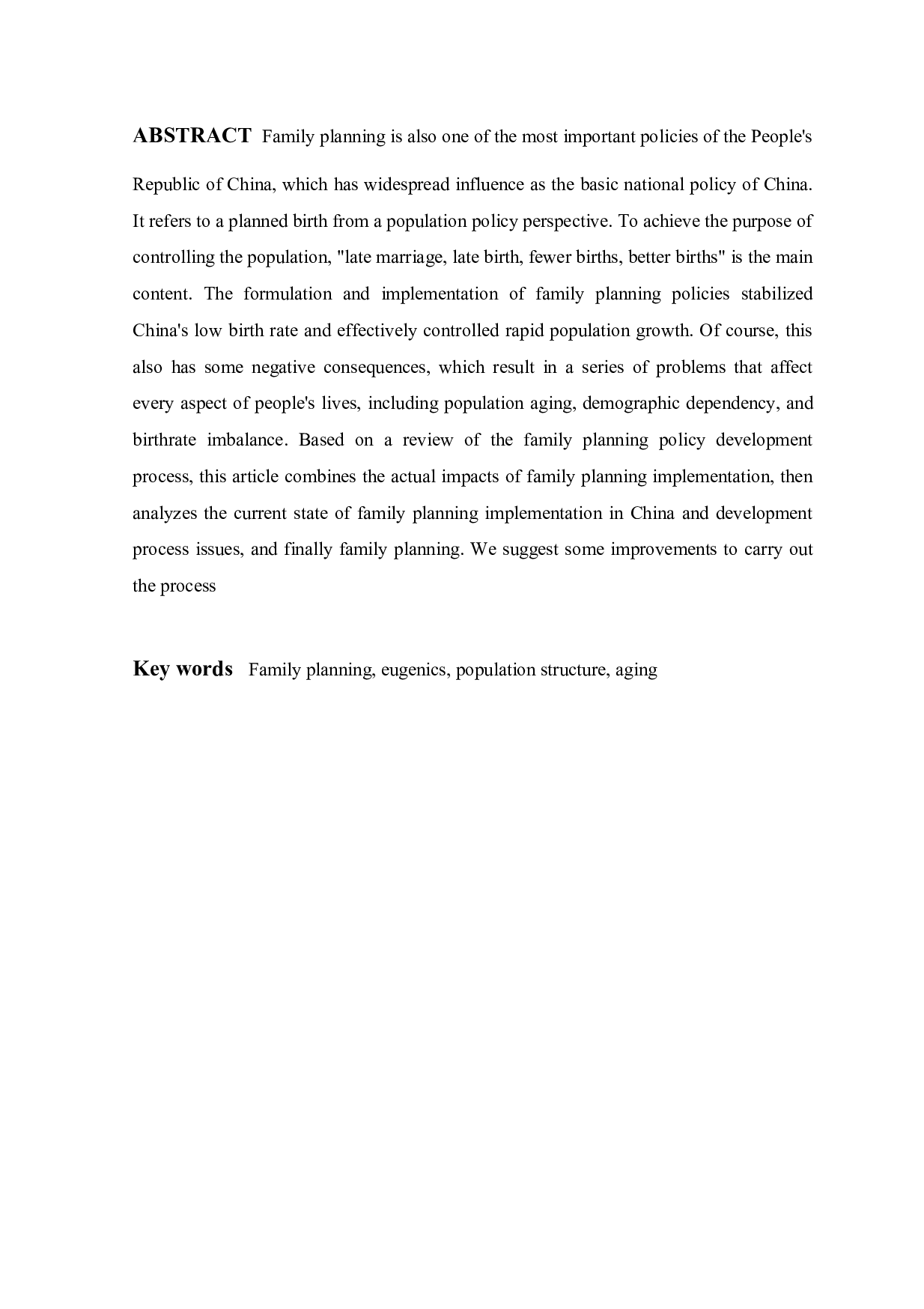 浅谈我国计划生育政策实施的现状、问题及对策-13594字.docx 第2页