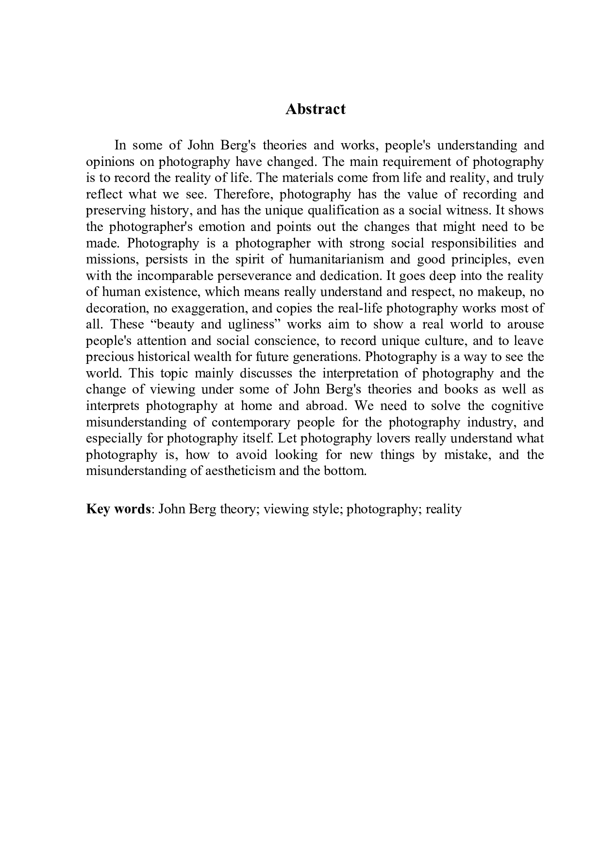 论约翰伯格摄影的观看与解读-7380字.docx 第3页