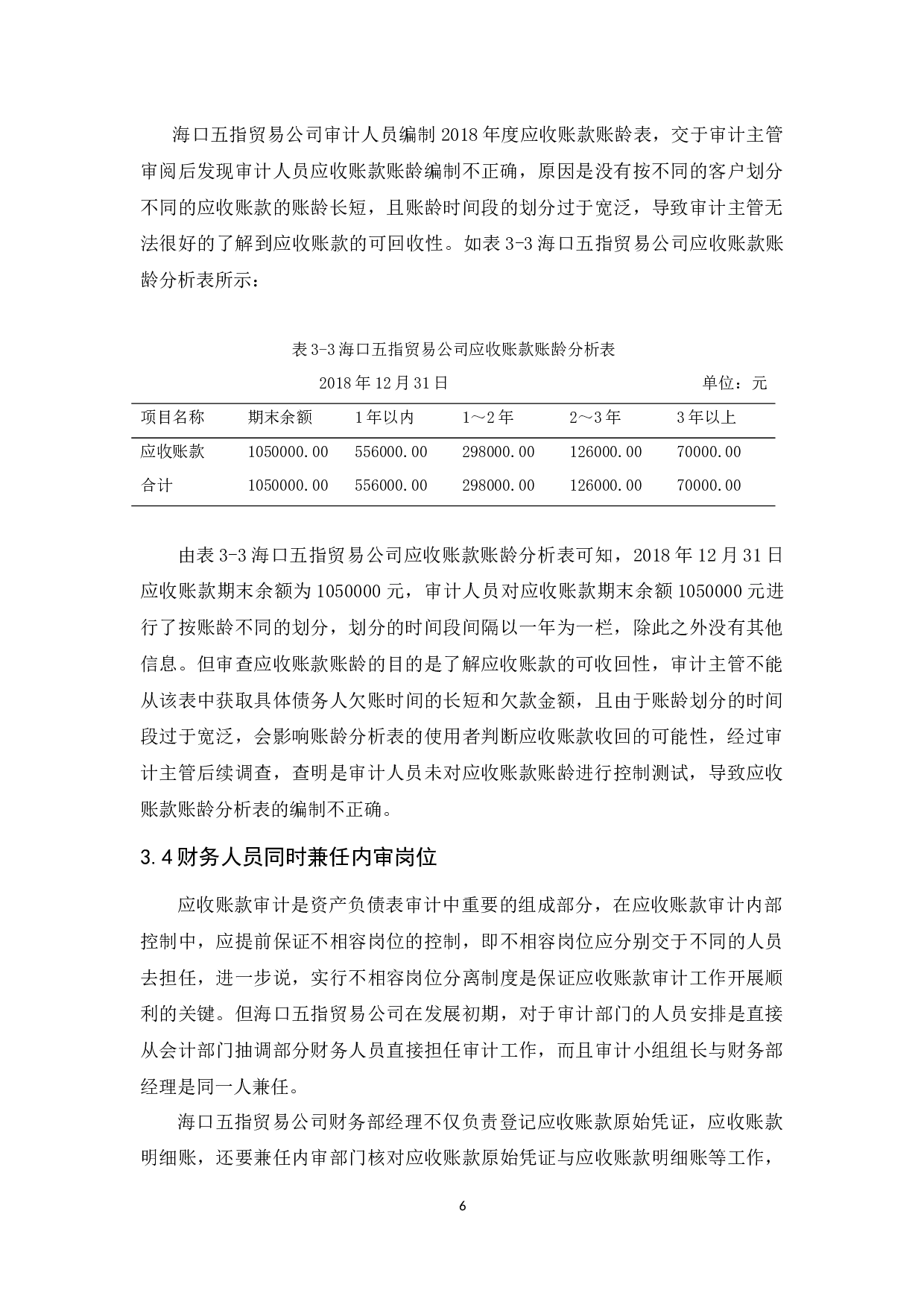 海口五指贸易公司应收账款审计研究-11220字.docx 第10页