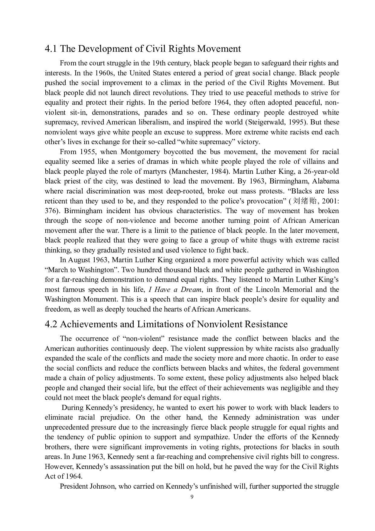 透析电影《绿皮书》中20世纪60年代美国社会对黑人的种族歧视-7901字.docx 第10页