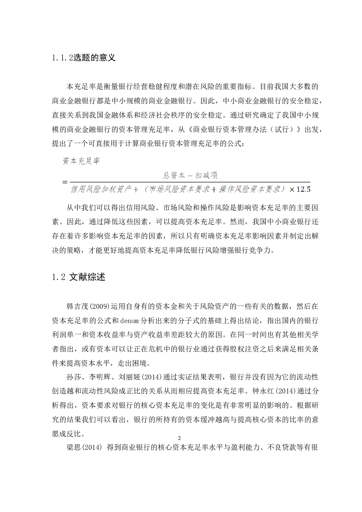 中小银行资本充足率管理的现状与对策研究-9891字.docx 第5页