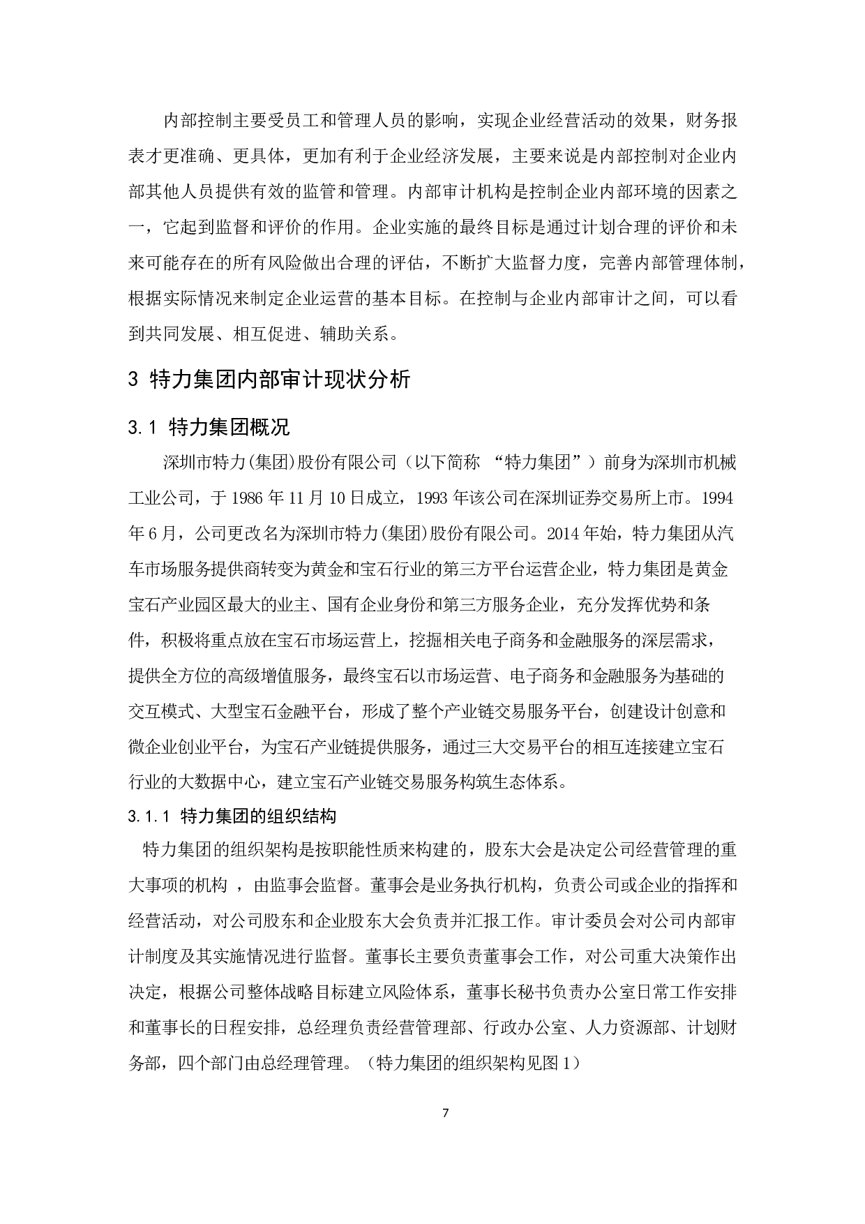 特力集团内部审计优化研究-10833字.docx 第7页