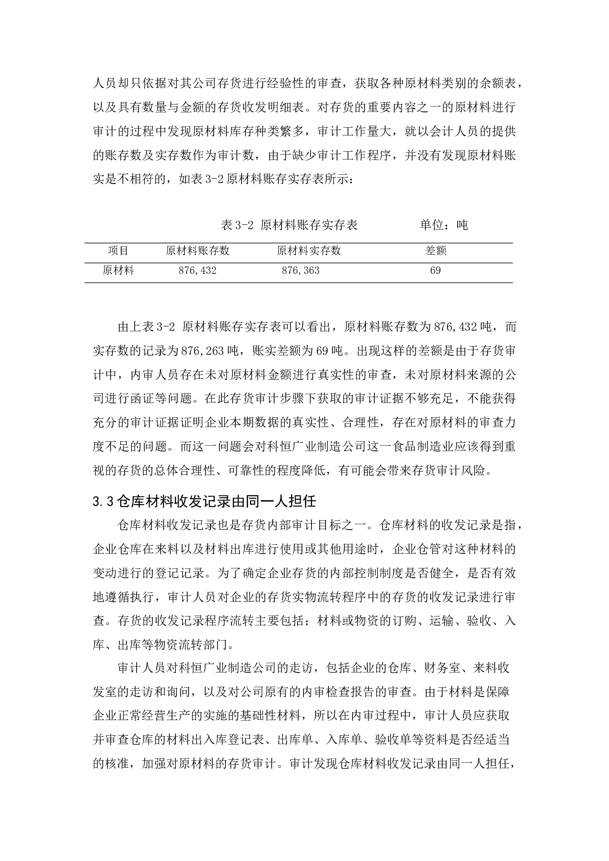 科恒广业制造公司存货审计研究-10526字.docx 第10页