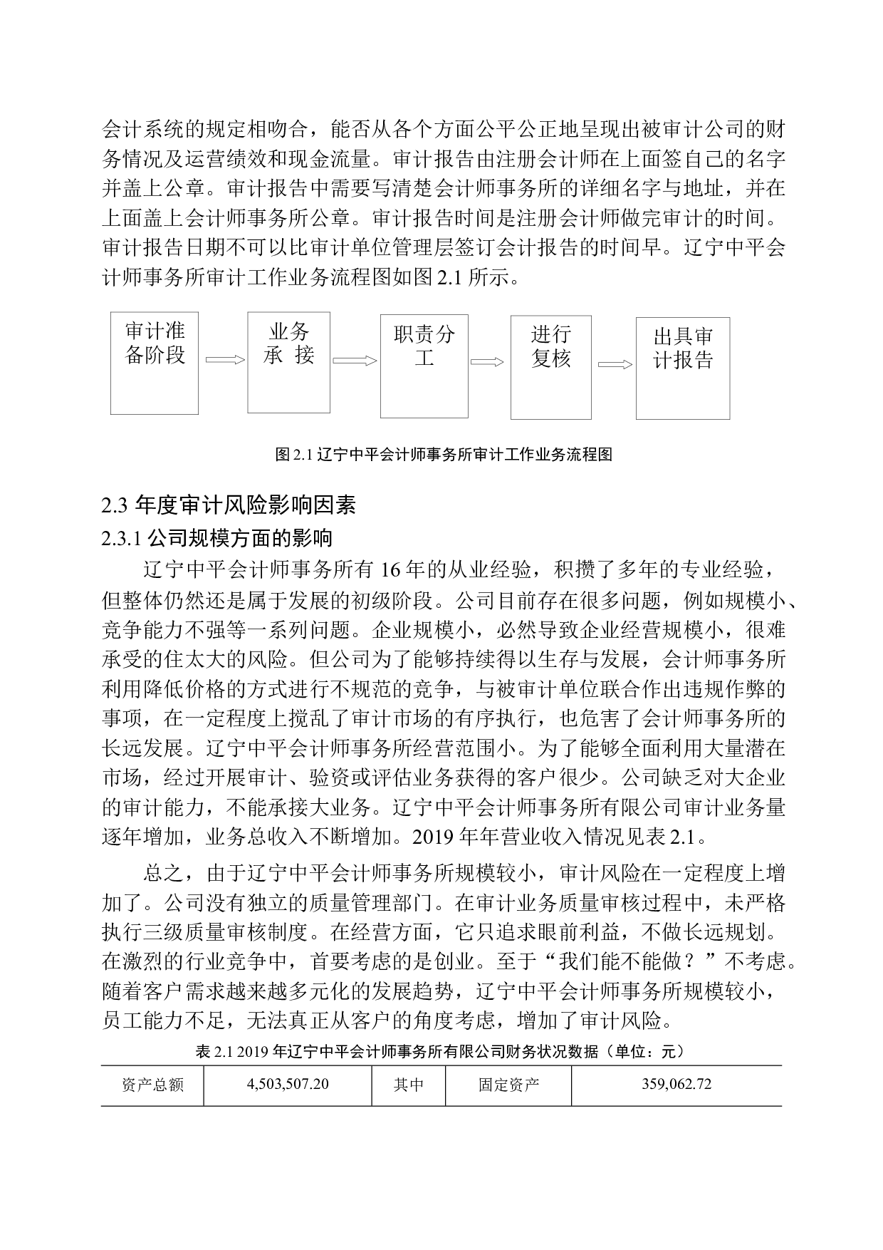 辽宁中平会计师事务所有限公司年度审计问题研究-11735字.docx 第9页