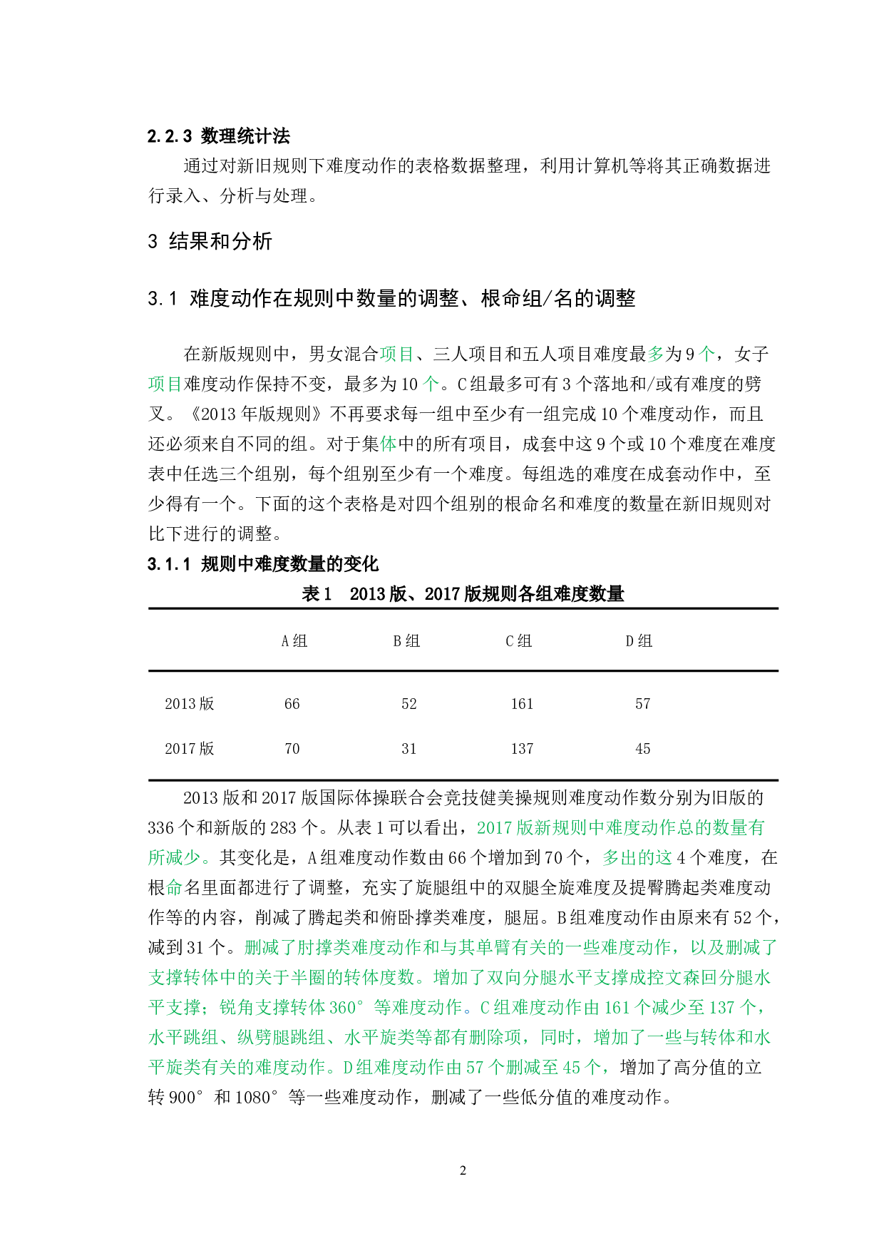 新旧规则对比下竞技健美操难度动作的分析研究-7159字.docx 第5页