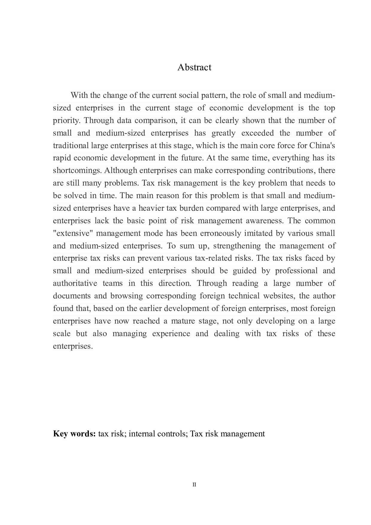 月儿湾亲子水育早教中心税务风险管理存在的问题与对策研究-11323字.docx 第3页