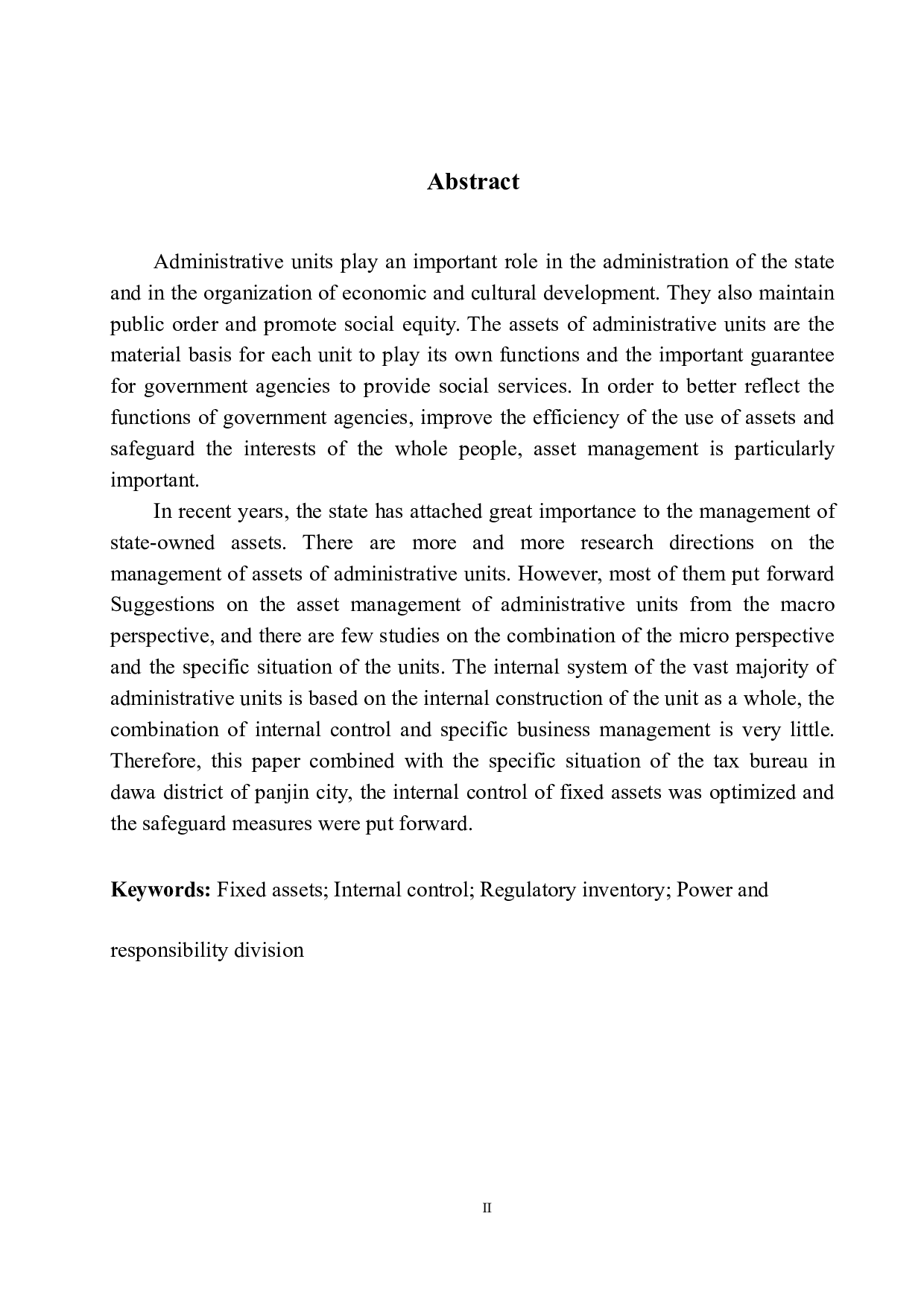 盘锦市大洼区税务局固定资产管理存在的问题对策-8986字.docx 第3页