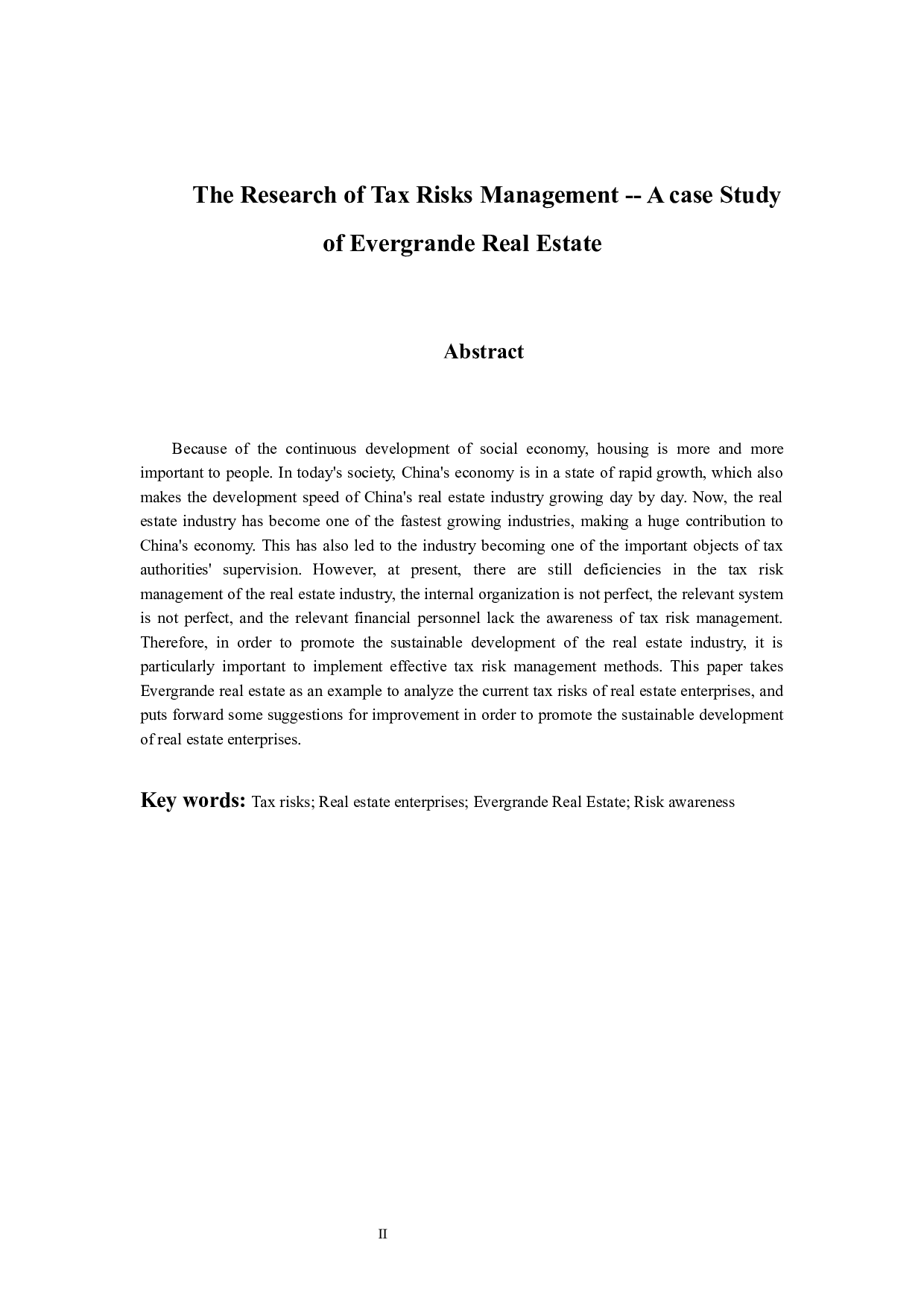 税务风险管理研究-11484字.docx 第2页