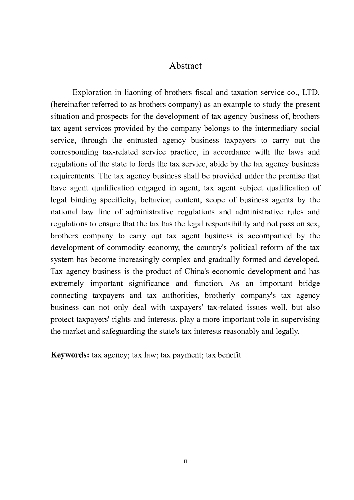 辽宁兄弟连财税服务有限公司税务代理业务现状及发展趋势探讨-10419字.docx 第3页