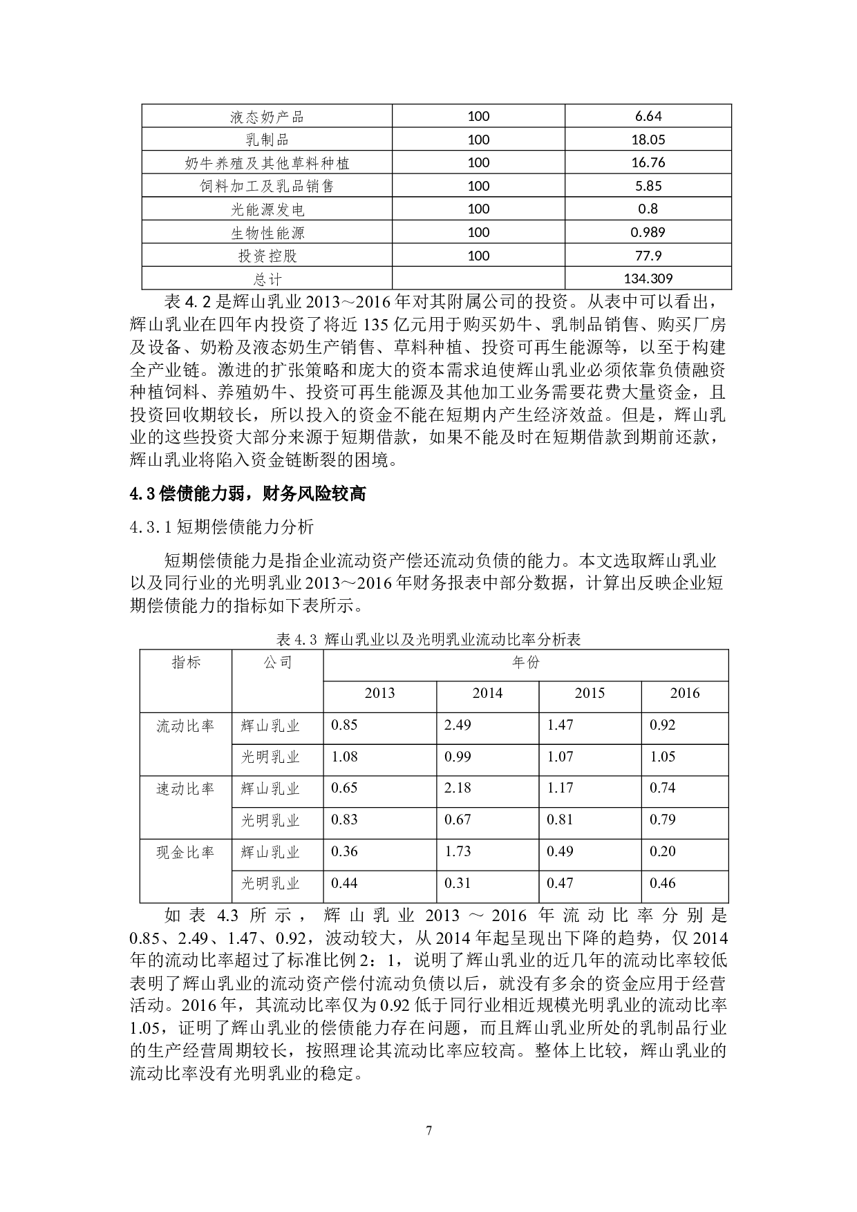 企业资金链断裂成因分析&mdash;&mdash;以辉山乳业为例-8830字.docx 第9页