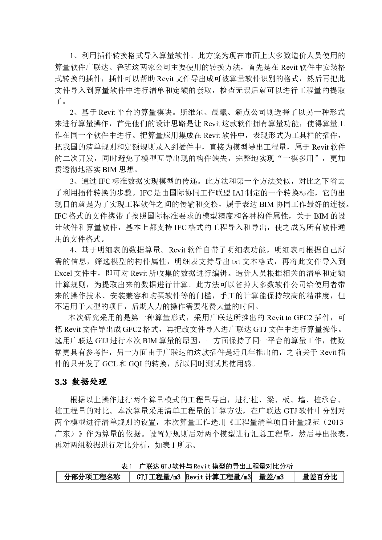 基于BIM技术的土建算量与传统算量对比分析-10794字.docx 第10页