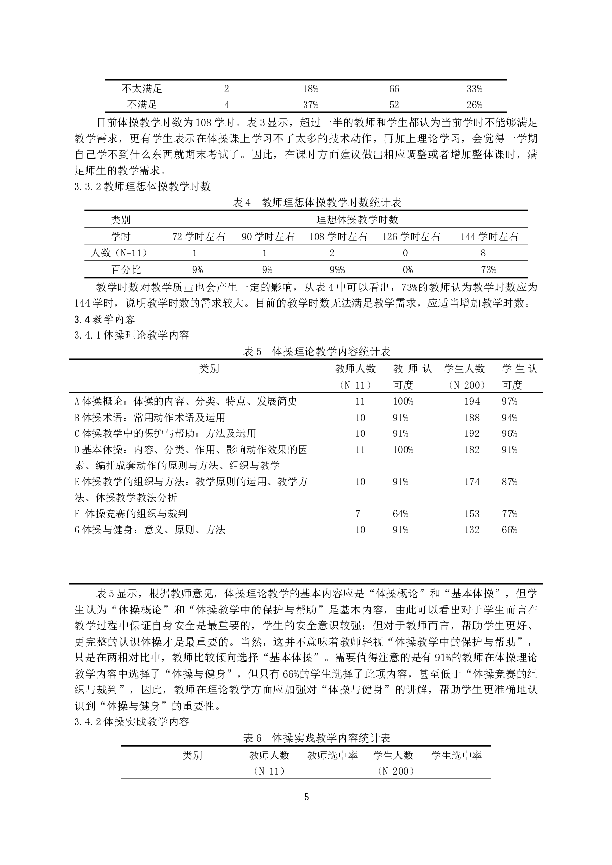 高校体育教育专业体操普修课开展现状与分析&mdash;以西北师范大学体育学院为例-9797字.docx 第5页