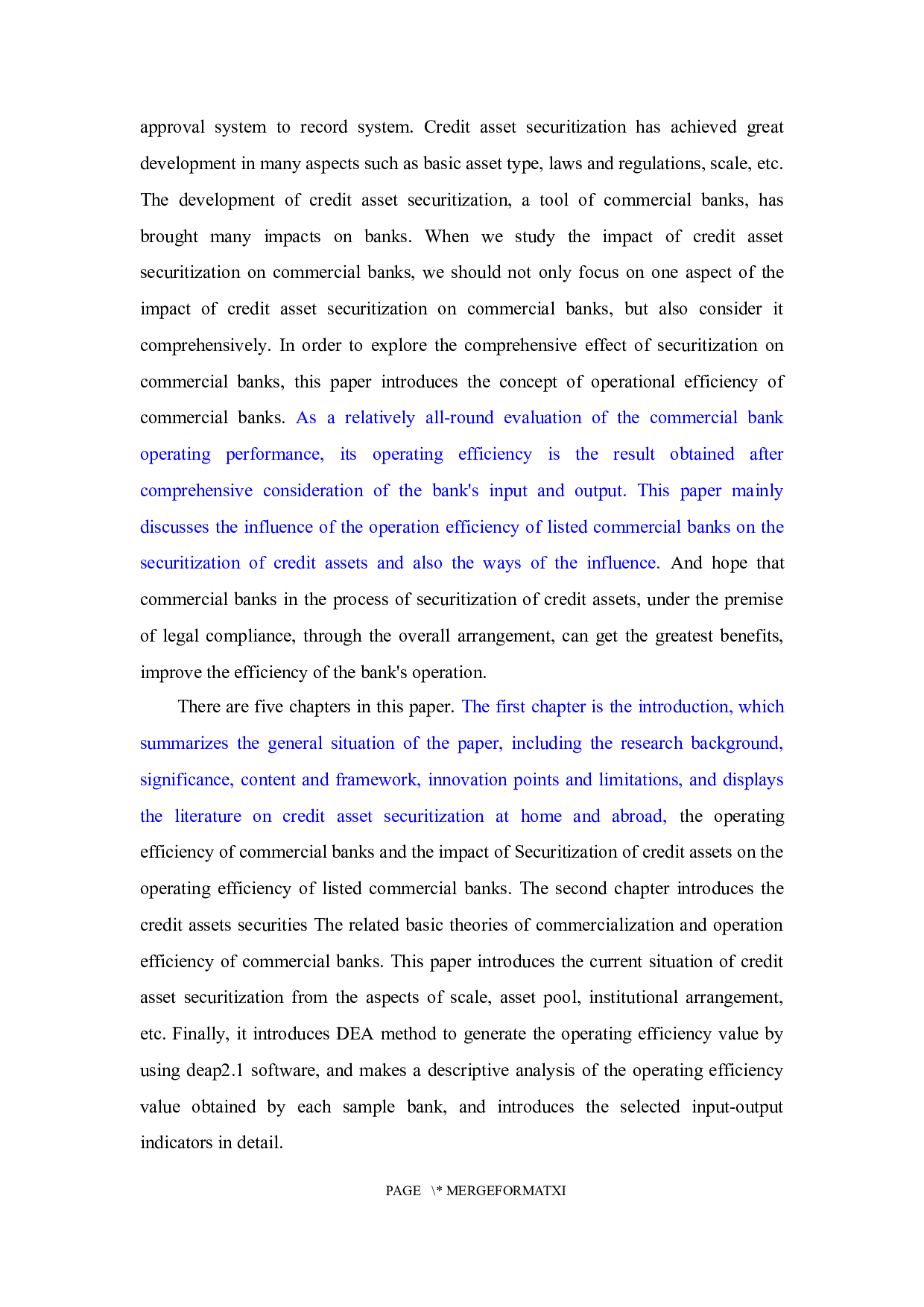 信贷资产证券化对我国上市商业银行经营效率的影响研究-34570字.docx 第8页