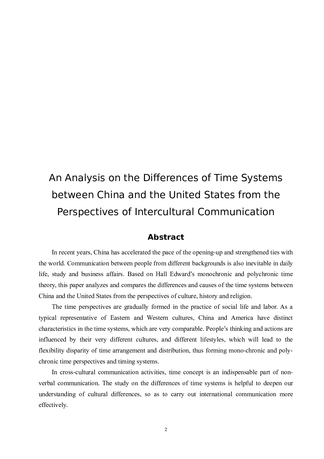 跨文化视角下中美时间观中记时制度的差异分析-5688字.docx 第3页