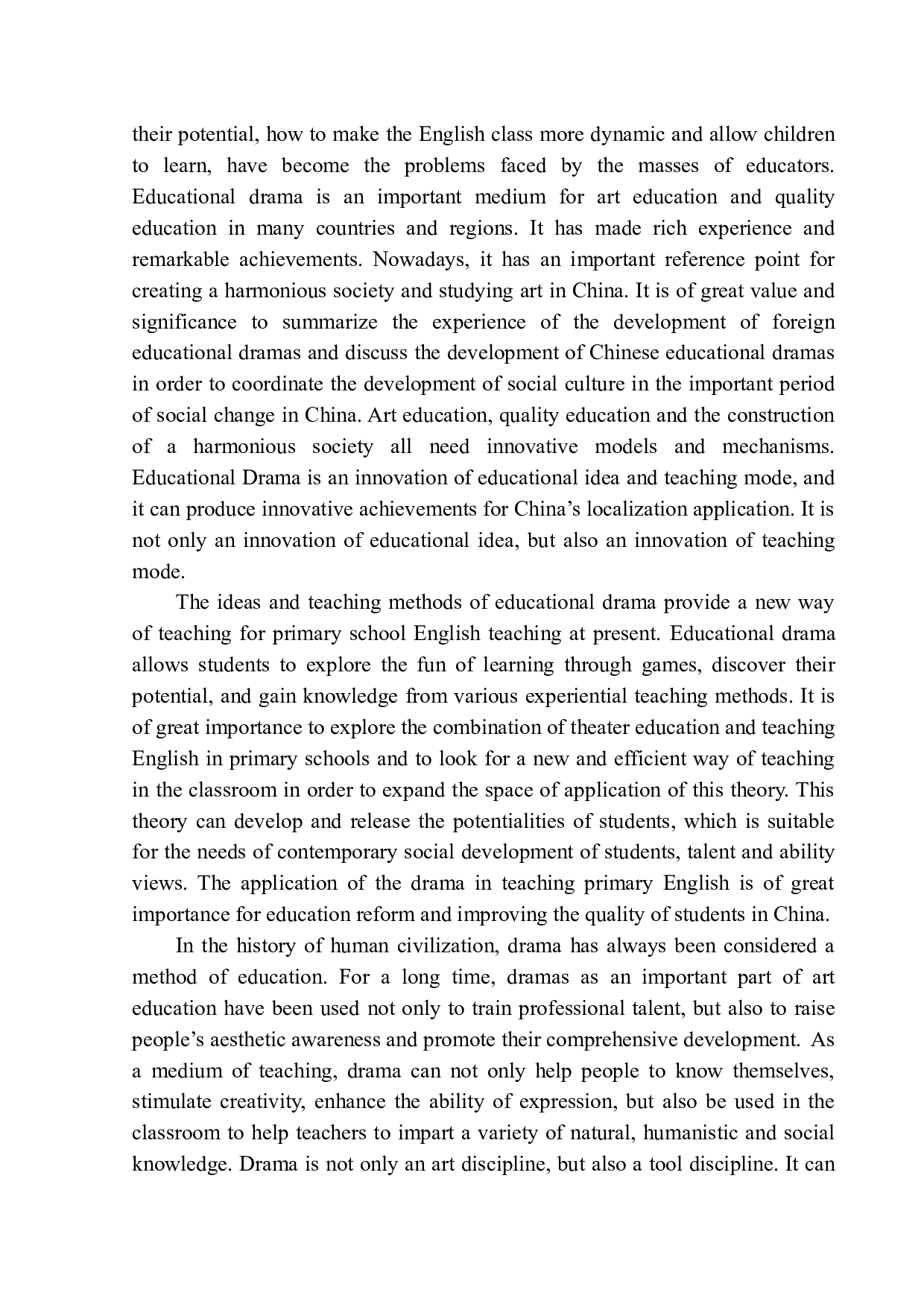Application of Drama Teaching in Primary School Oral English Teaching-9685字.docx 第5页