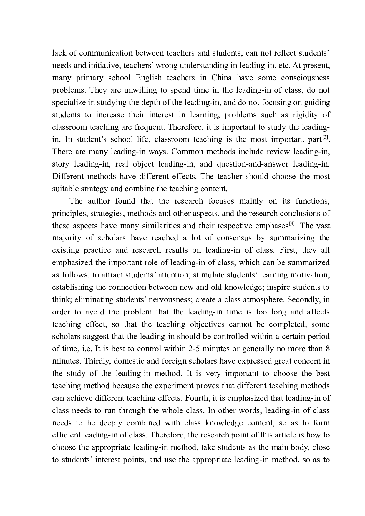 On Effective Leading-in Strategies in Primary School English Class-10151字.docx 第5页