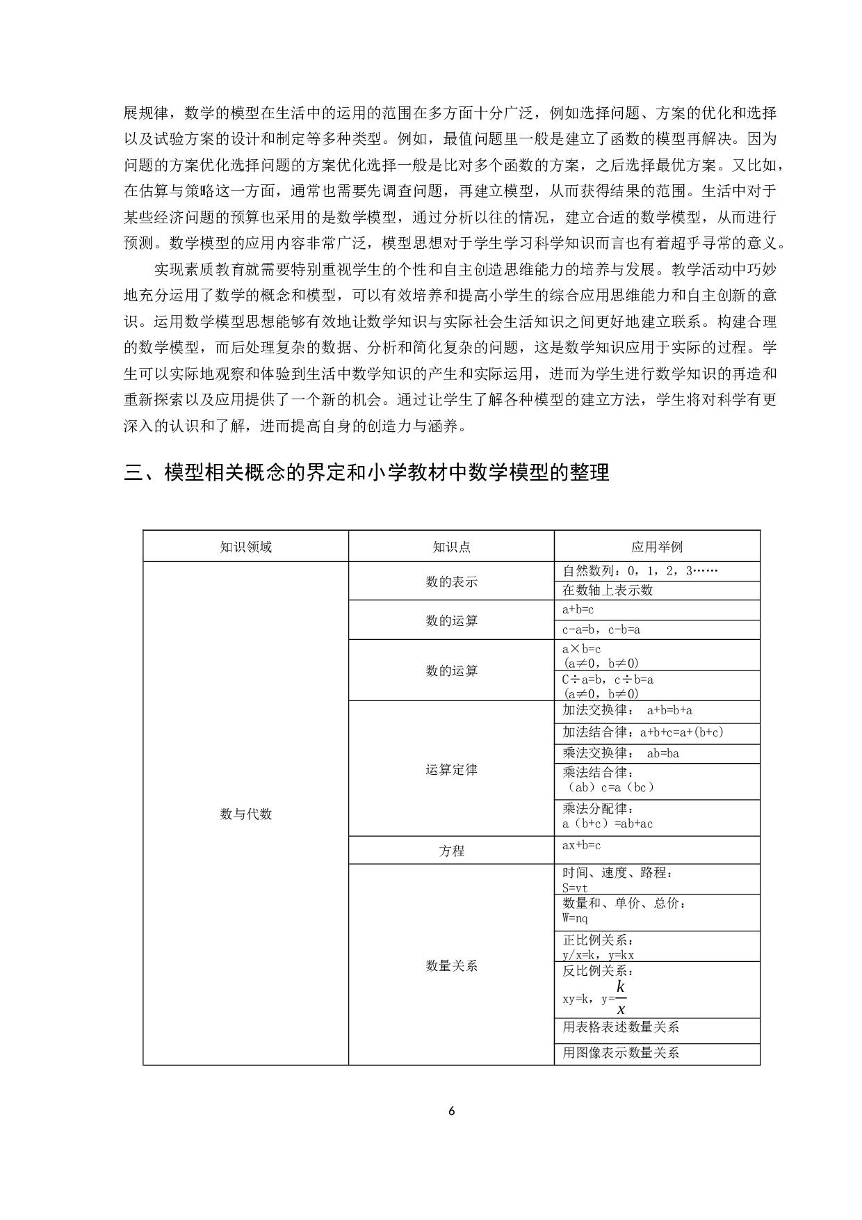 &ldquo;数学模型&rdquo;应用与小学数学教学现状的调查研究-20278字.docx 第9页