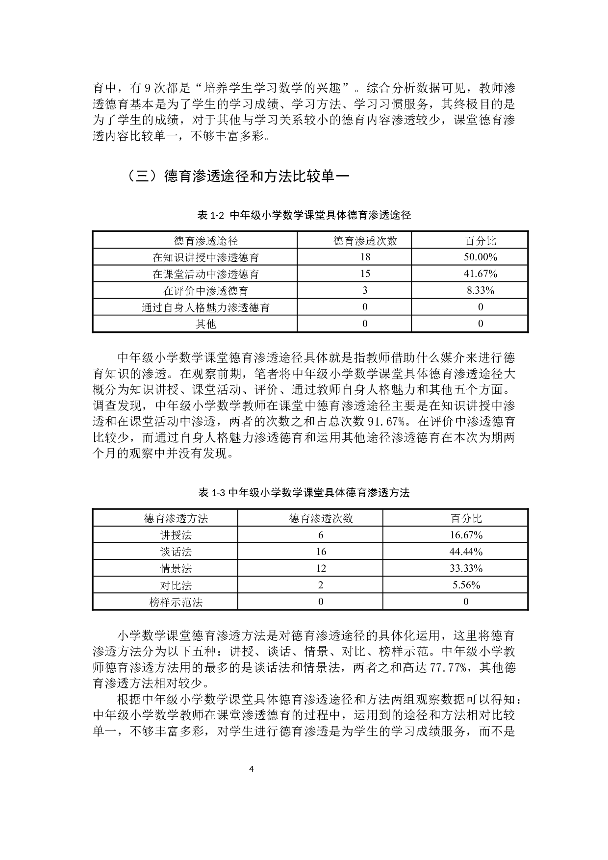 中年级小学数学课堂德育渗透的现状和策略研究-9986字.docx 第7页