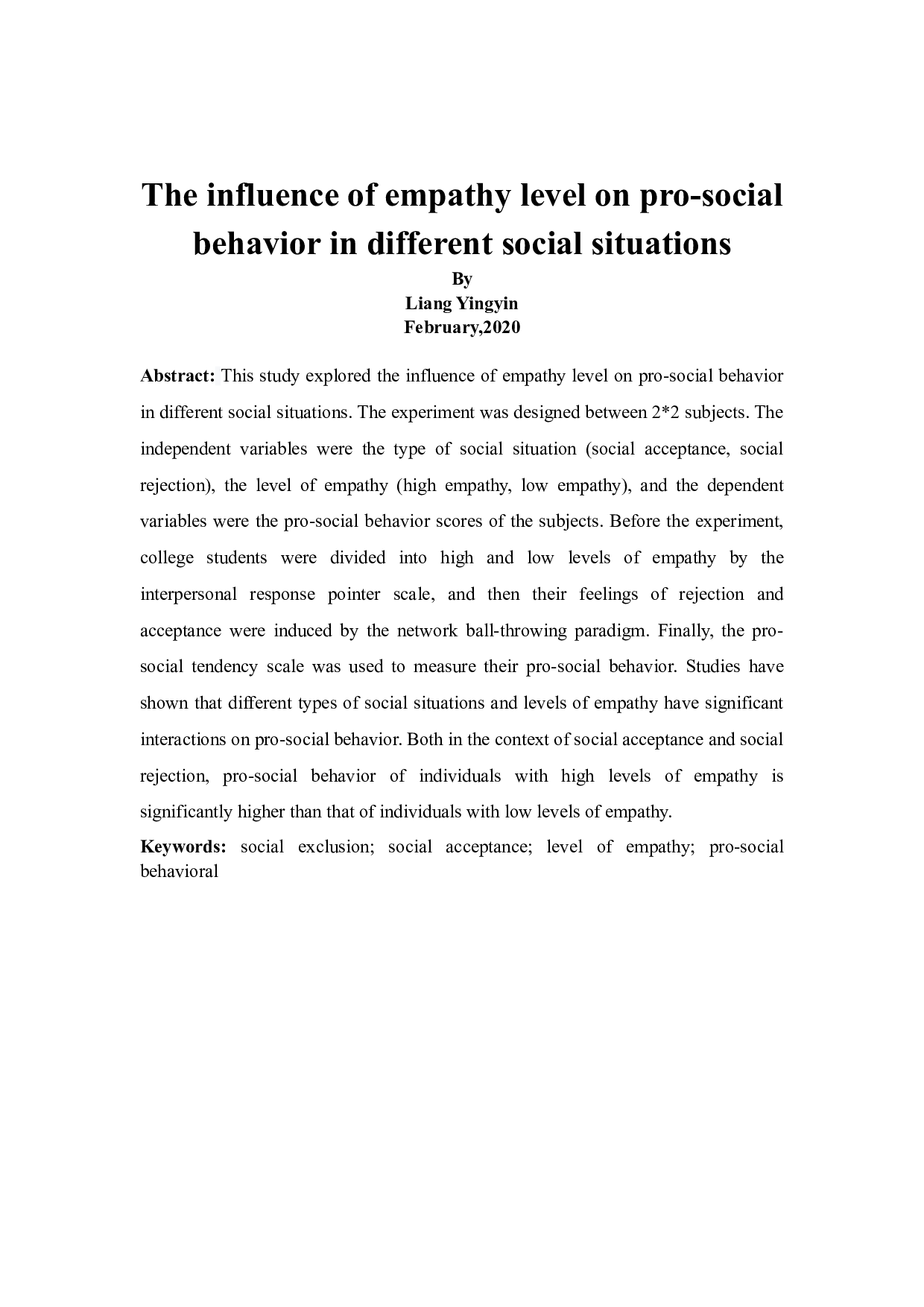 不同社会情境下共情水平对亲社会行为的影响-13598字.docx 第4页