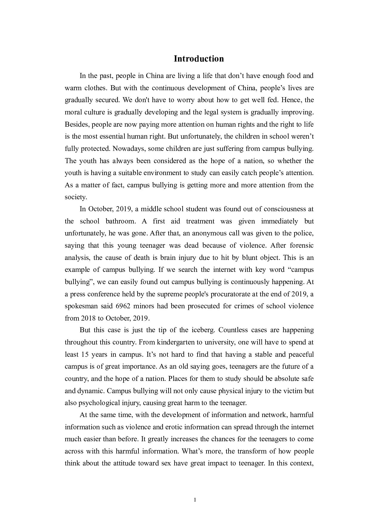 中美校园欺凌的比较研究-7142字.docx 第4页