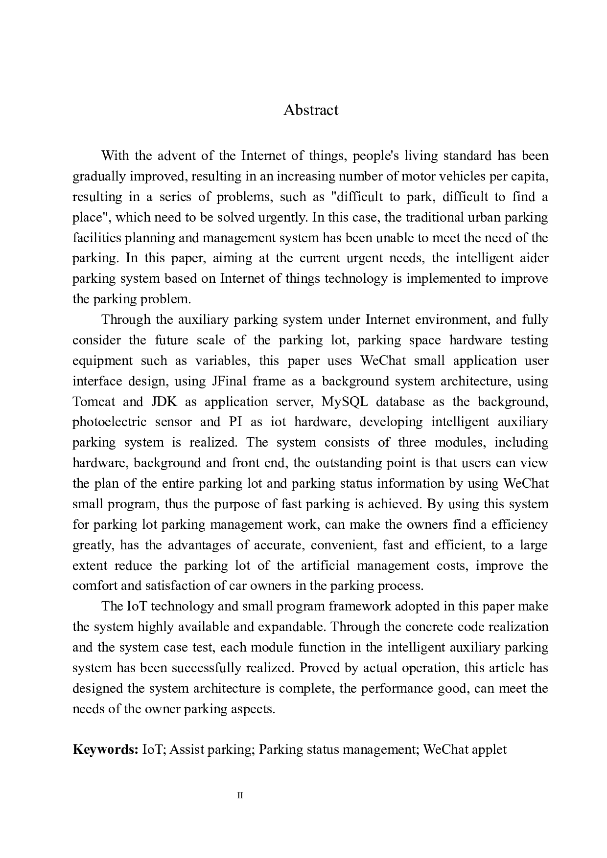 基于物联网的智能辅助泊车系统设计与实现-17280字.docx 第4页