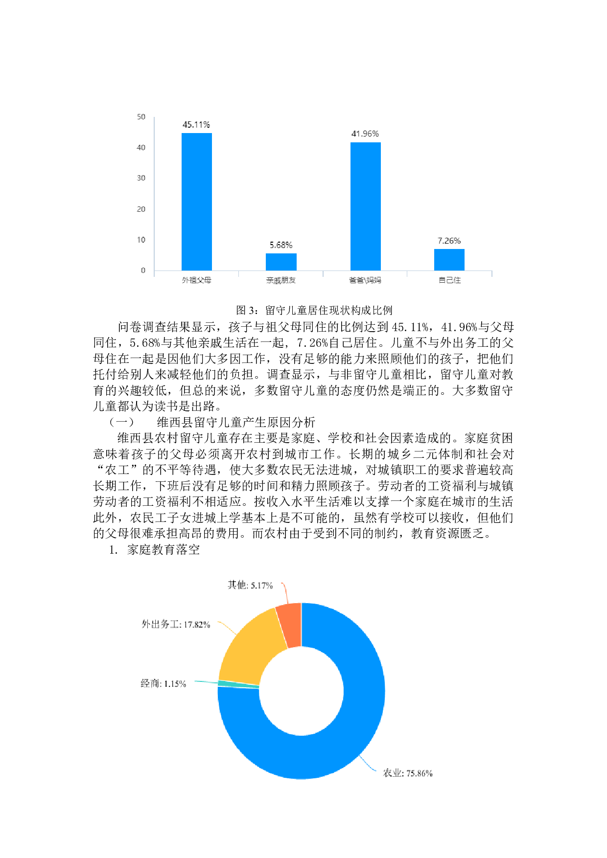 农村劳动力流动背景下小学阶段留守儿童教育问题探讨&mdash;&mdash;以云南省维西县为例-13115字.docx 第7页