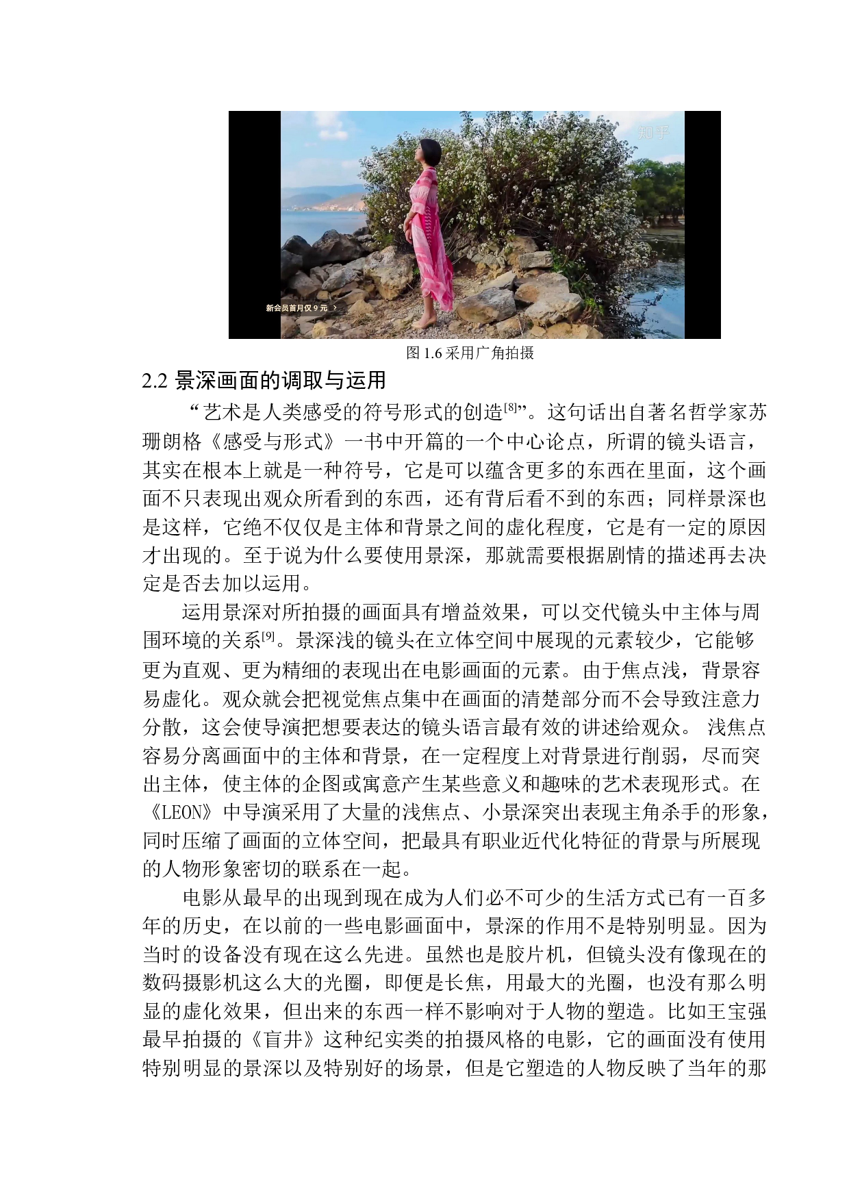 电影中景深镜头对人物形象的塑造作用&mdash;&mdash;以电影《LEON》为例-9639字.docx 第9页