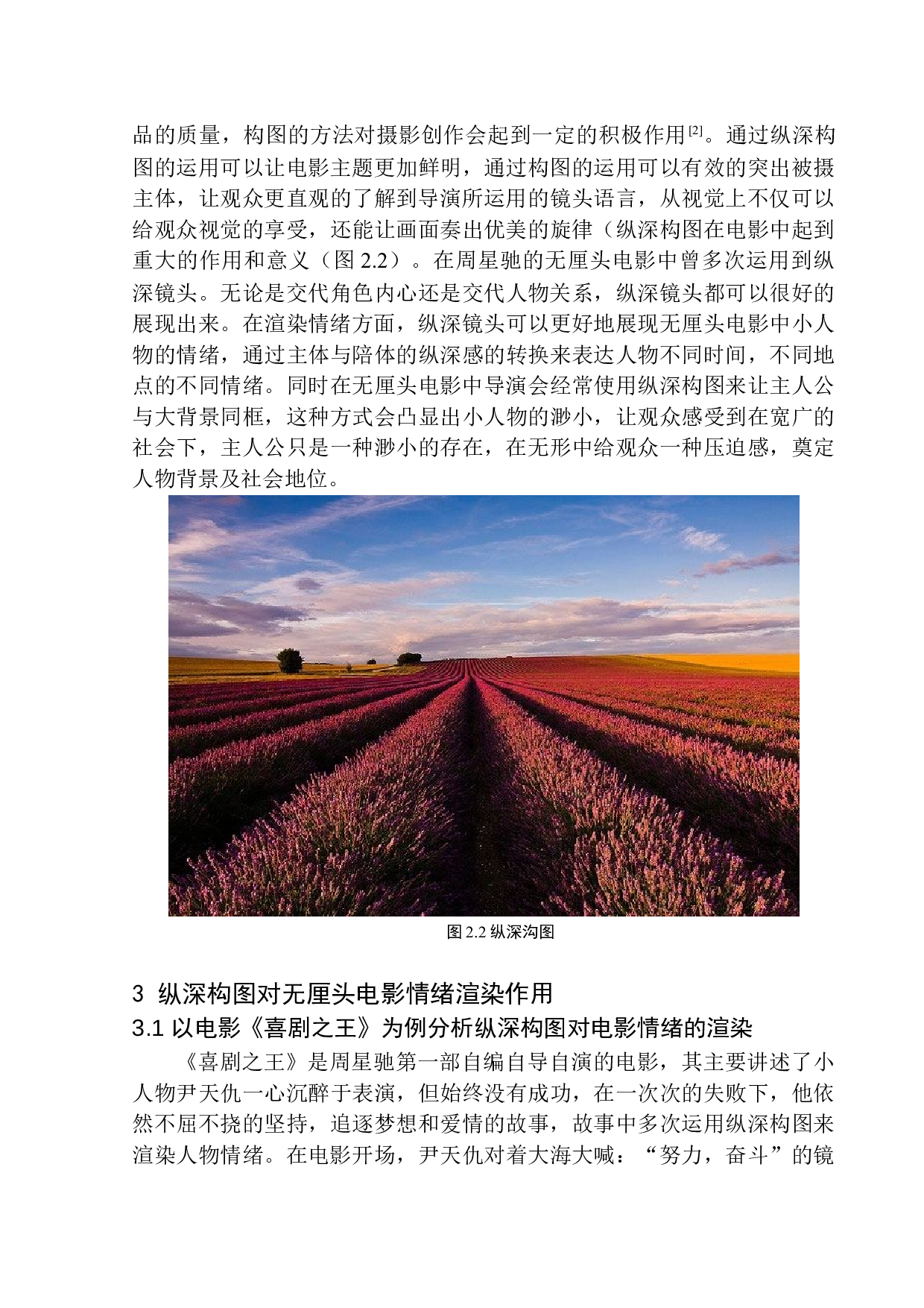 纵深构图对无厘头电影的情绪渲染作用研究&mdash;&mdash;以周星驰电影为例-7673字.docx 第10页