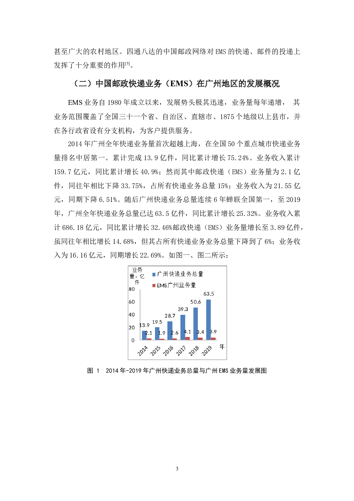 中国邮政快递(EMS)在广州的发展现状与对策研究-12101字.docx 第6页