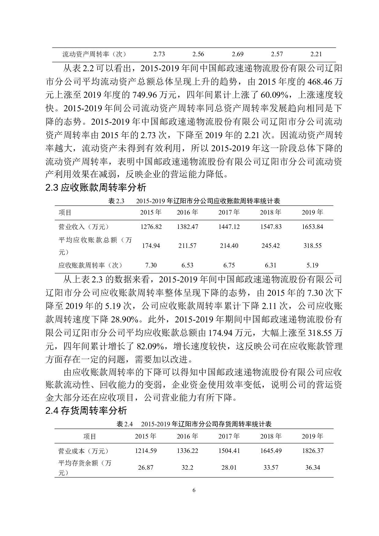 中国邮政速递物流股份有限公司辽阳市分公司营运能力分析-9605字.docx 第9页