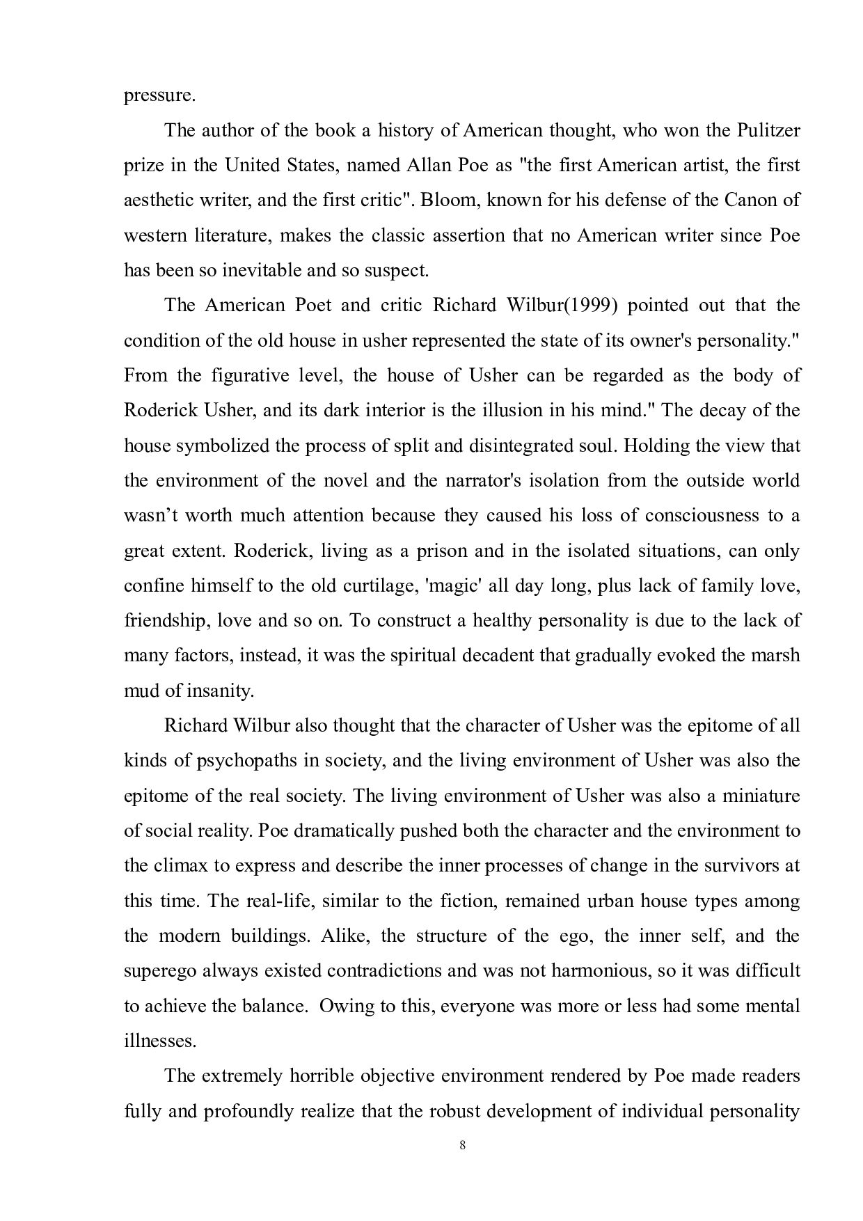 坡的心理小说与现代人的精神困境-5137字.docx 第8页