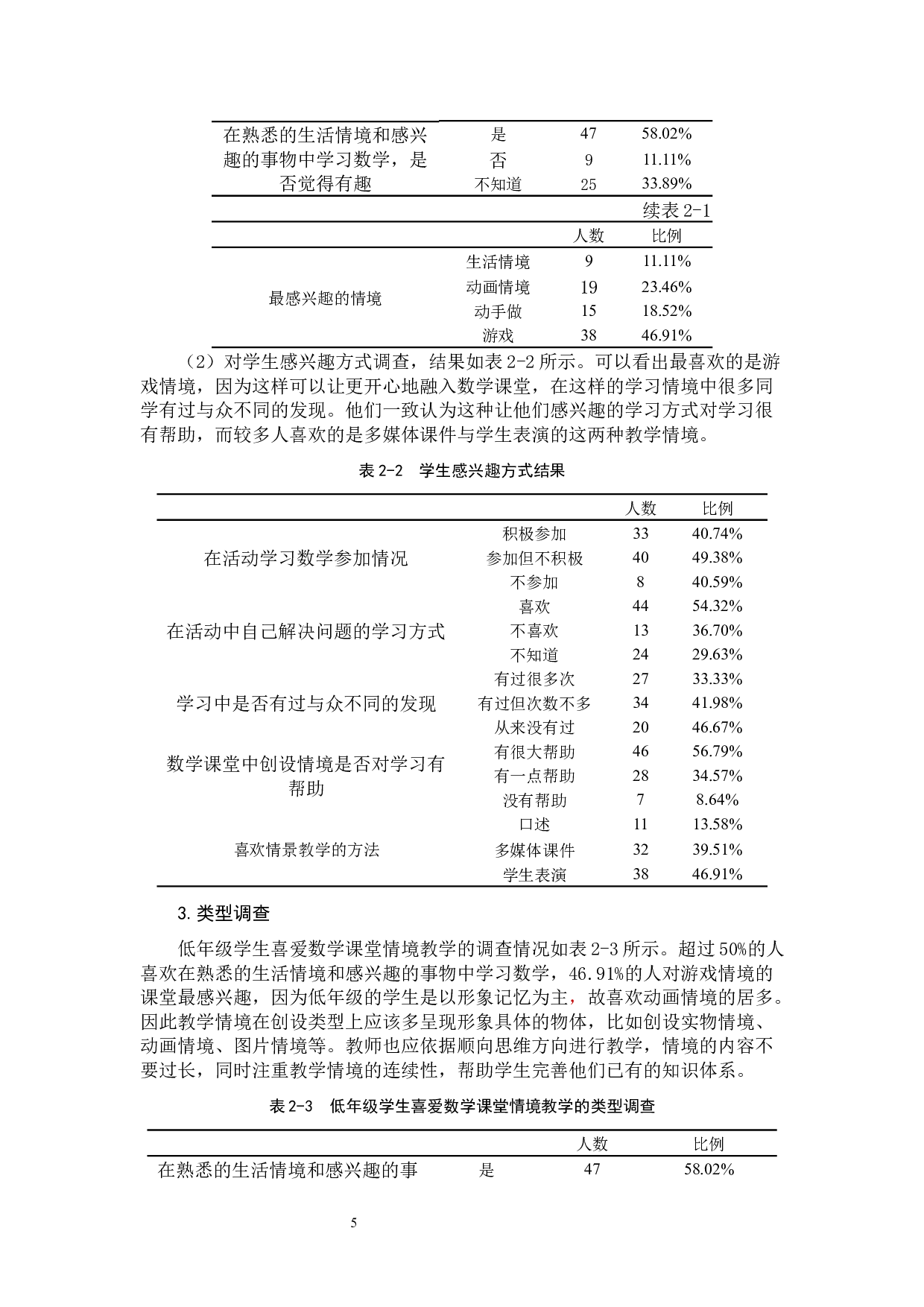 小学低年级数学课堂情境教学研究-9259字.docx 第8页